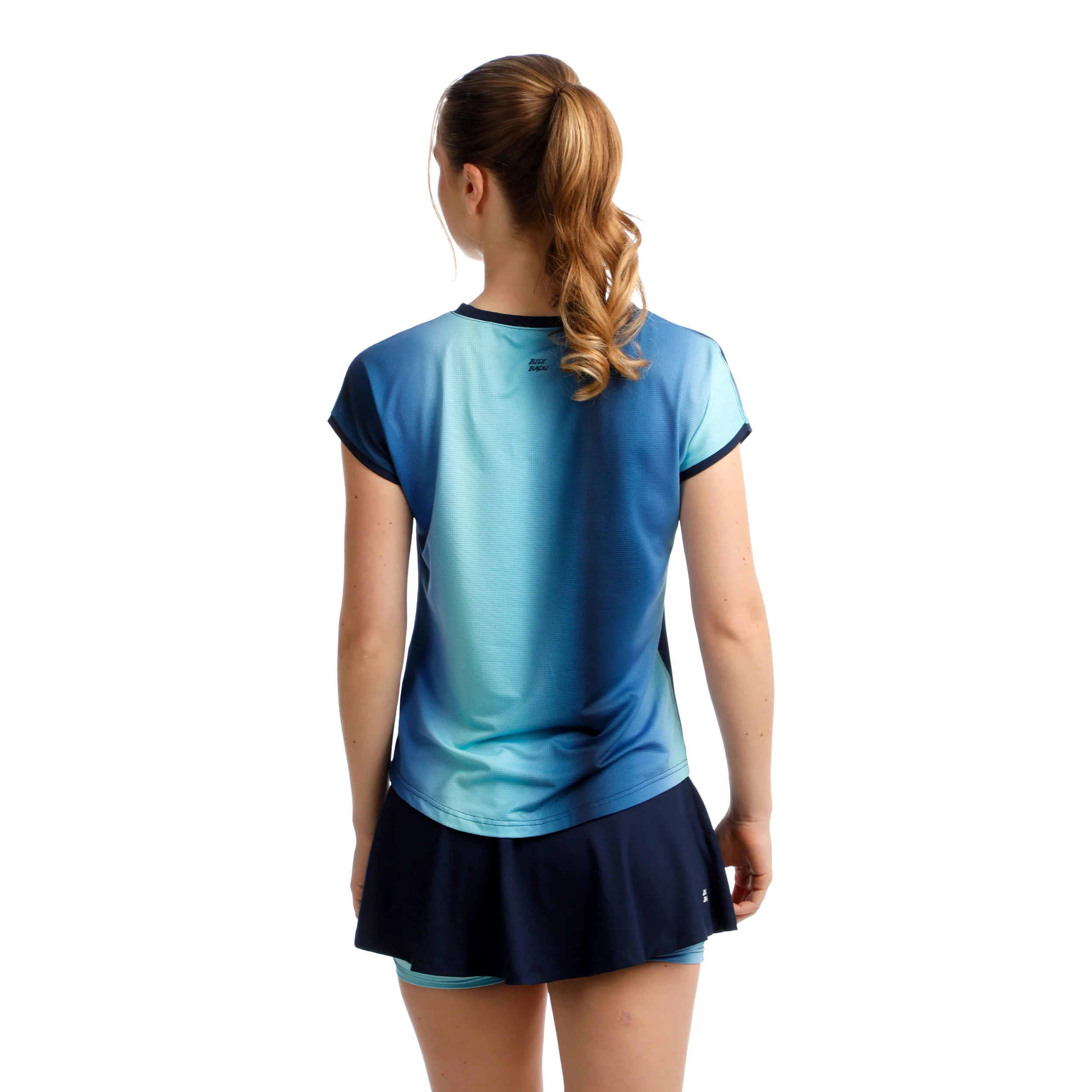 Spectrum T-shirt Damer-Mörkblå,Ljusblå - Image 6