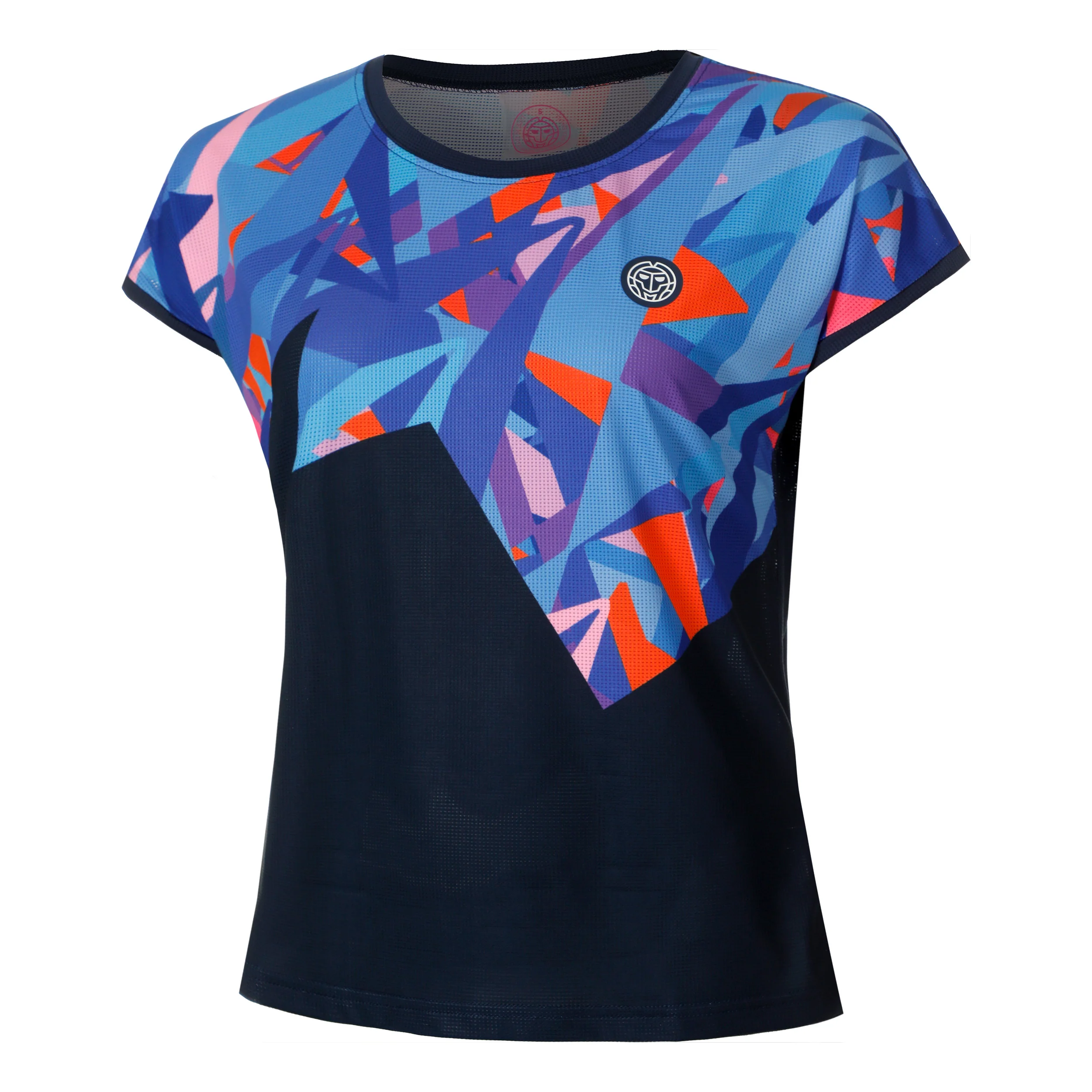 Spike T-shirt Damer-Mörkblå,Flerfärgad