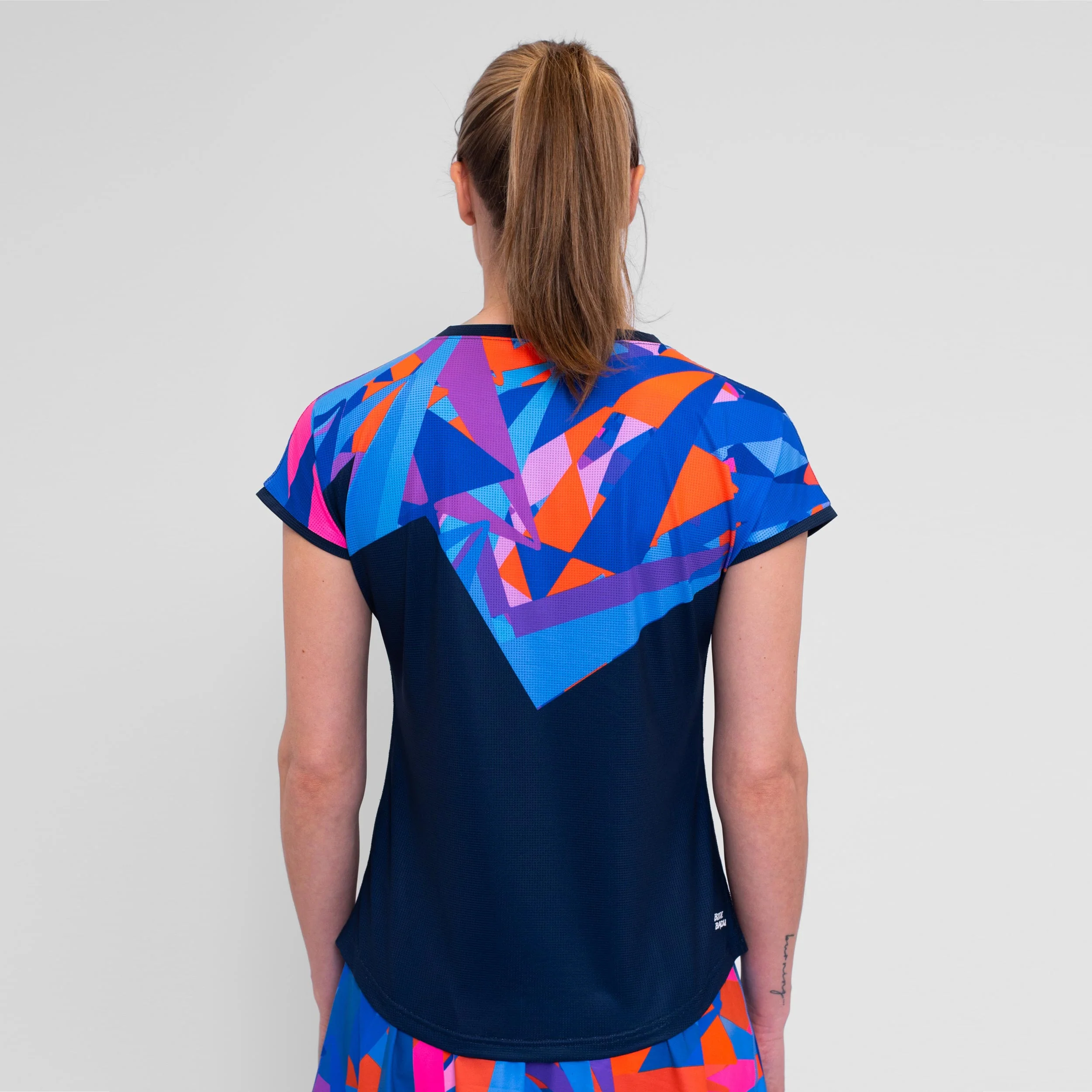 Spike T-shirt Damer-Mörkblå,Flerfärgad - Image 6
