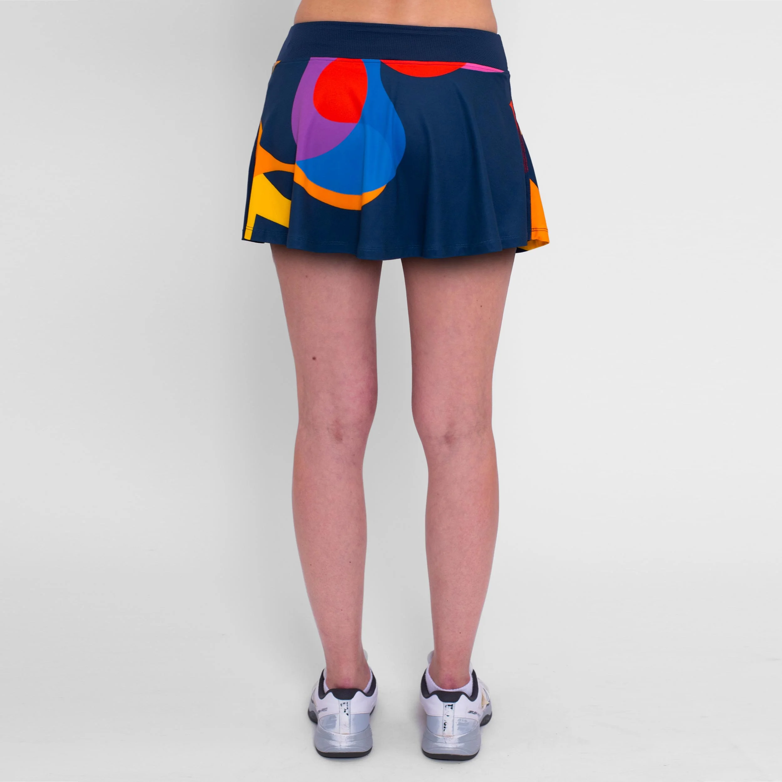 Twiggy Printed Wavy Kjol Damer-Mörkblå,Flerfärgad - Image 7