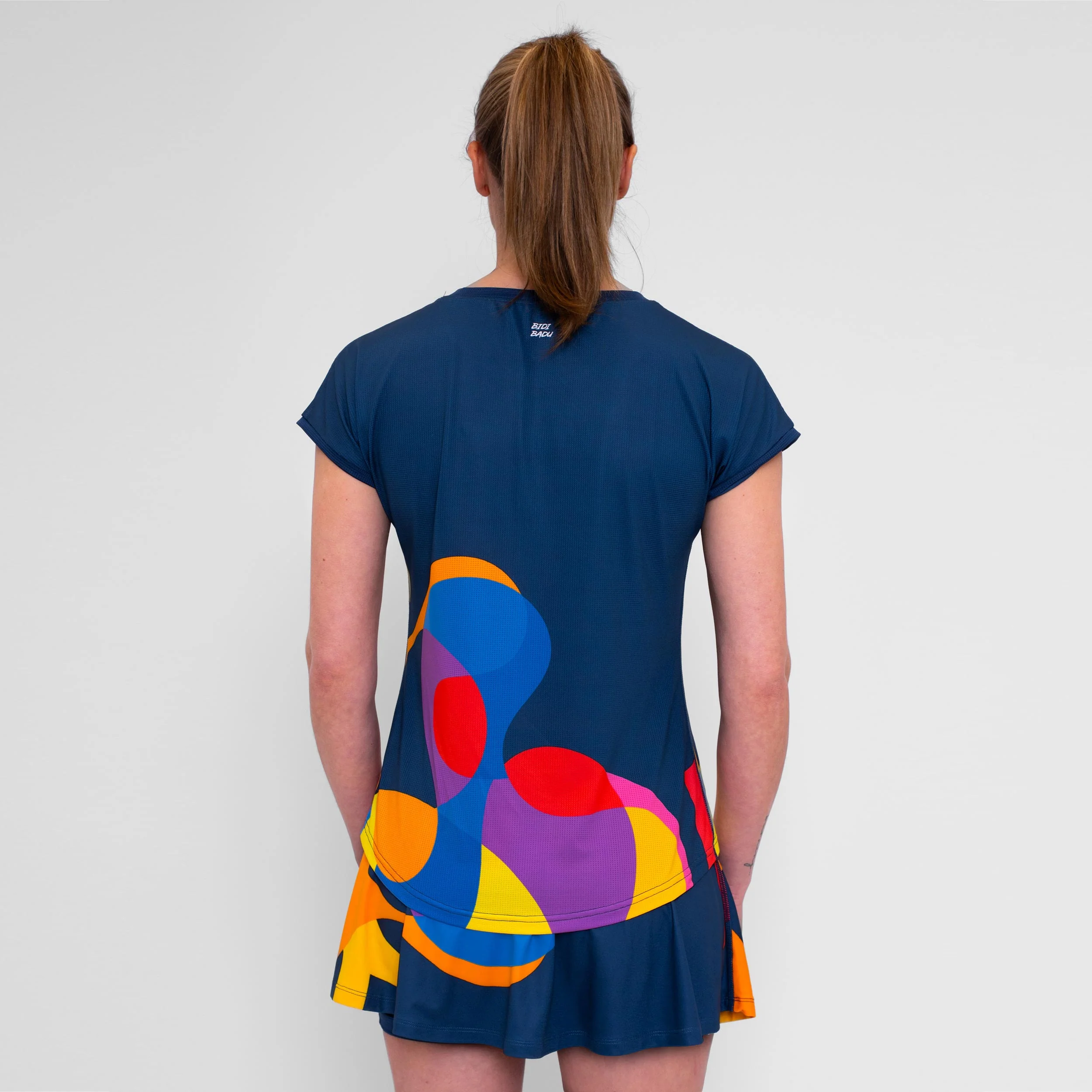 Twiggy T-shirt Damer-Mörkblå,Flerfärgad - Image 7
