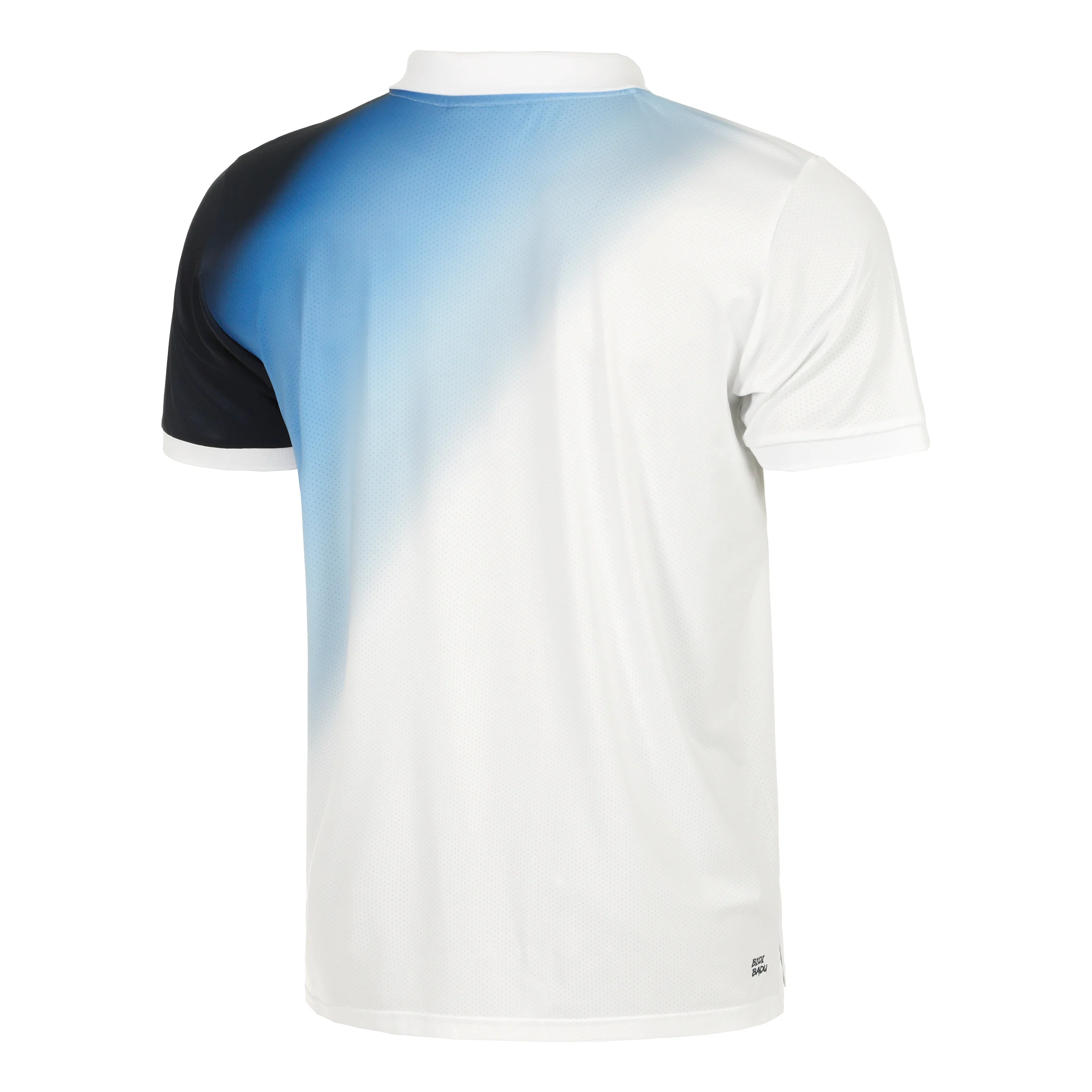 Watercolour Polo Herrar-Vit,Blå - Image 2