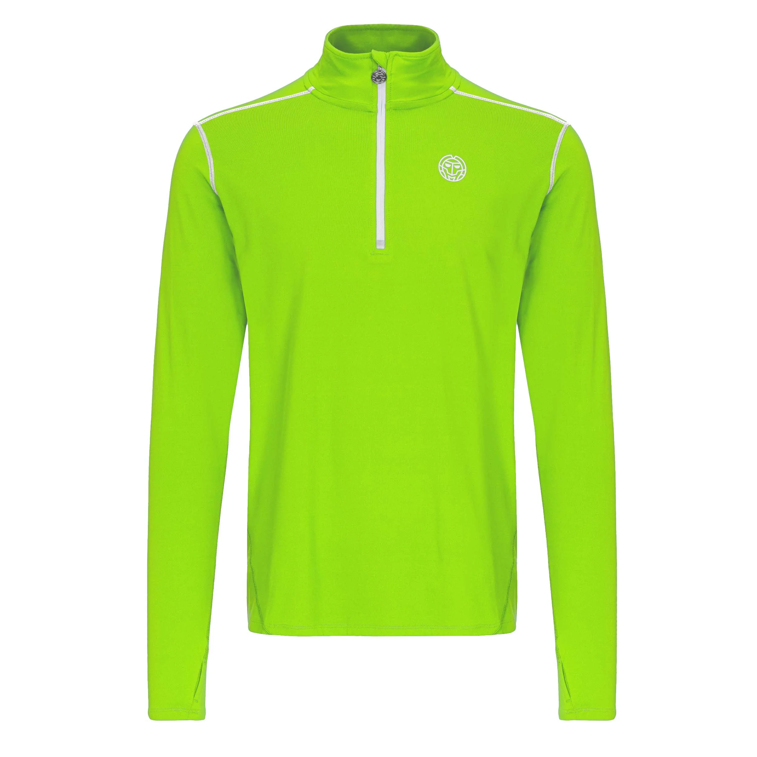 Zac Tech Half Zip Långärmat Herrar-Neongrön,Vit