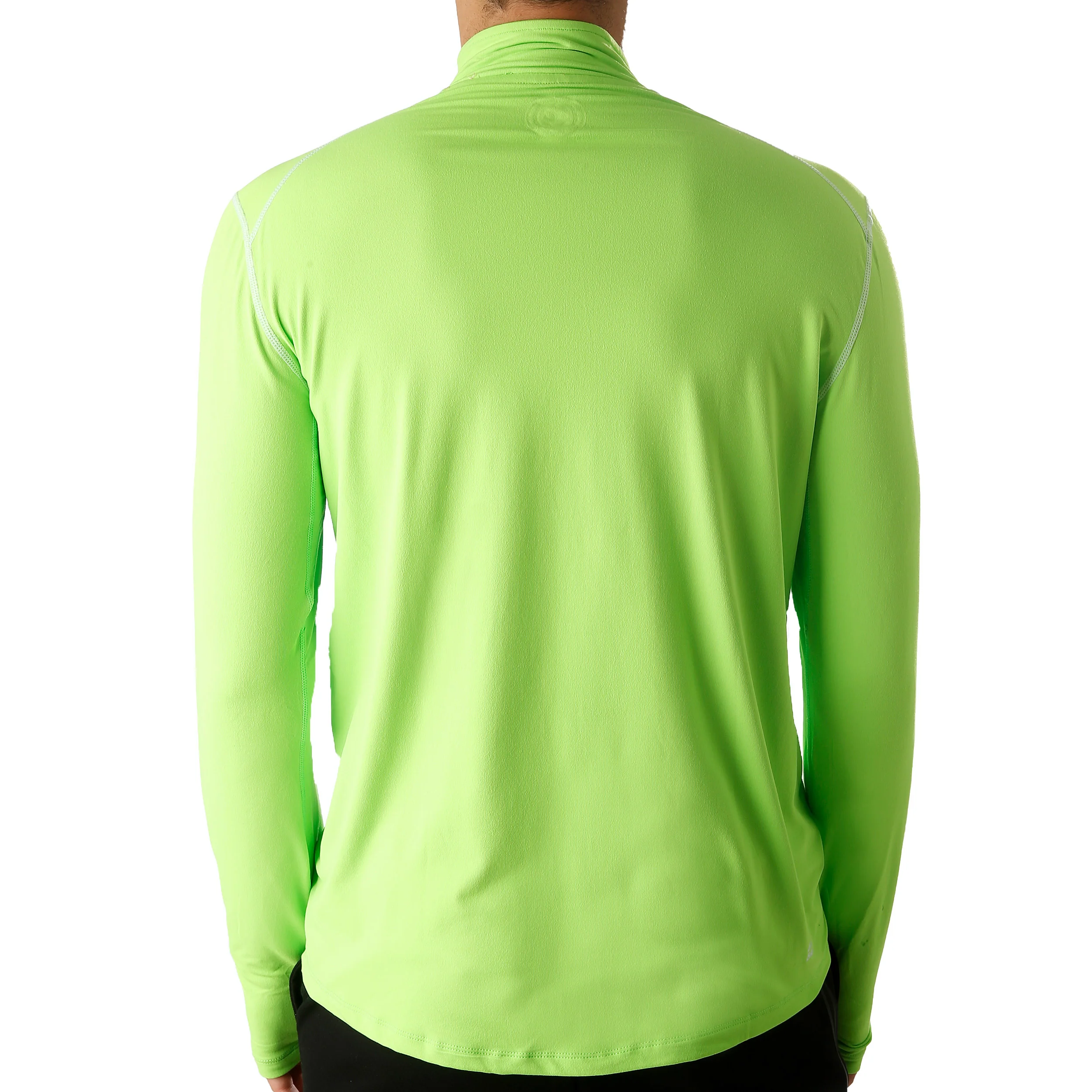 Zac Tech Half Zip Långärmat Herrar-Neongrön,Vit - Image 5