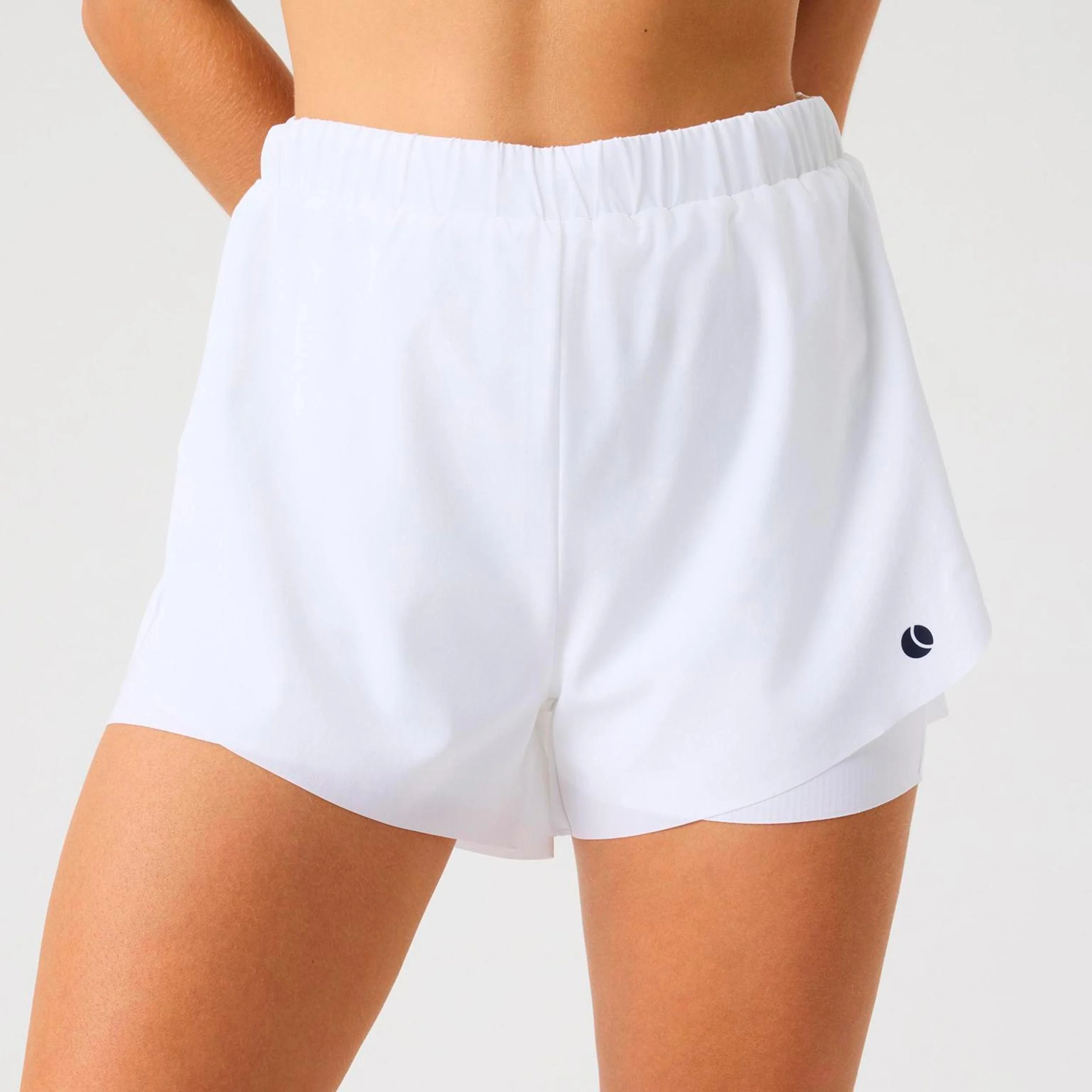 Ace 2 In 1 Shorts Damer - vit