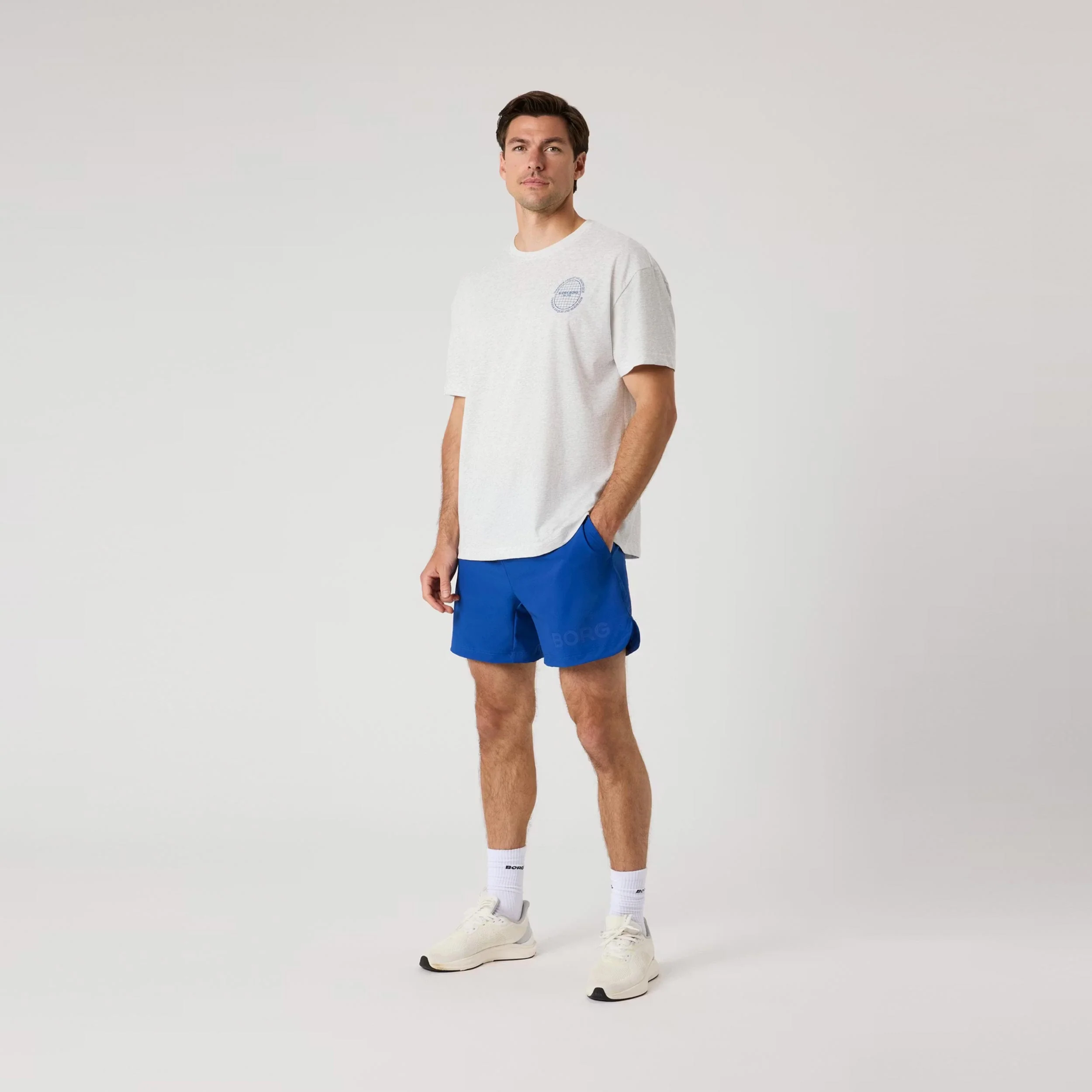 Ace Oversized T-shirt Herrar - ljusgrå - Image 5