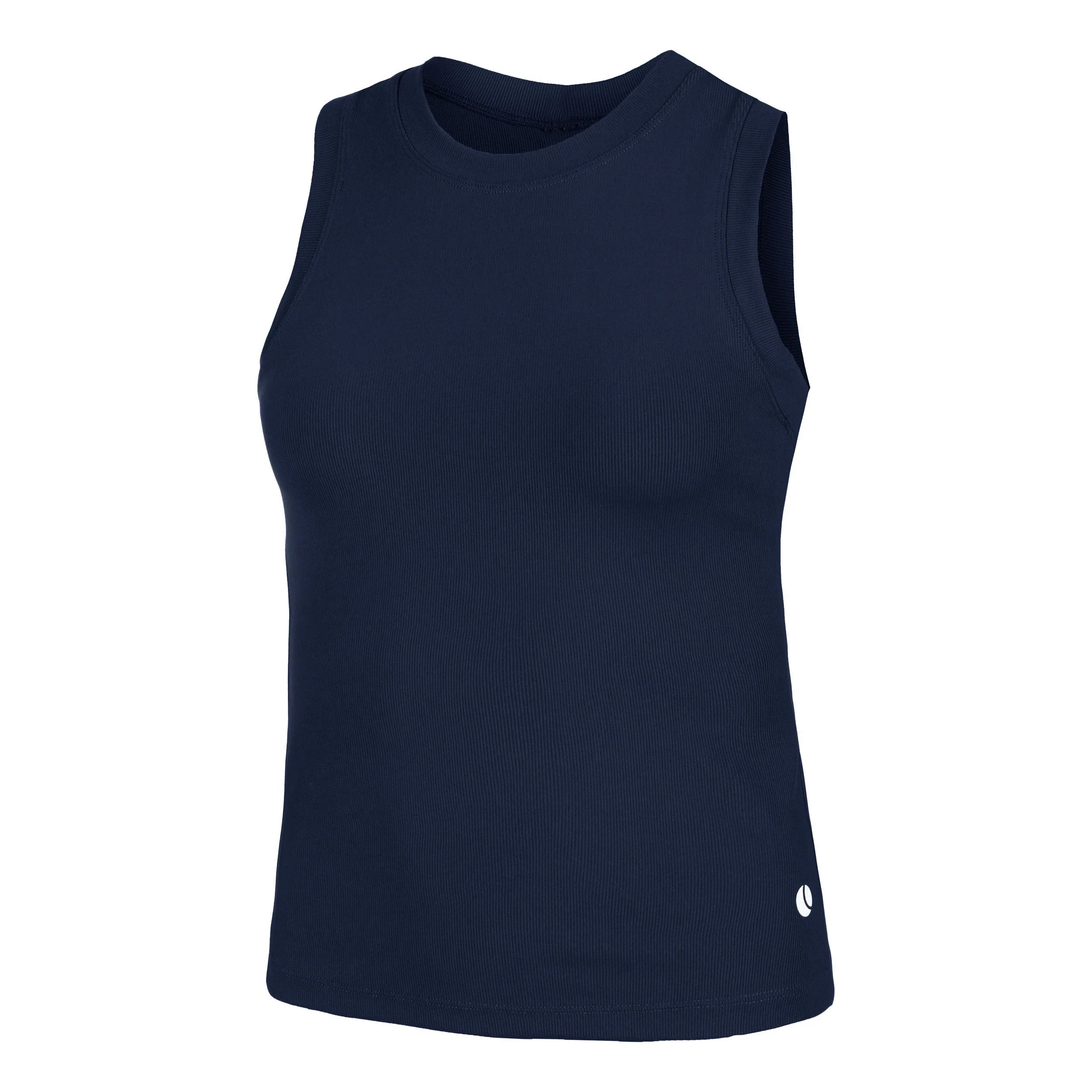 Ace Pocket Ribbed Linne Damer - mörkblå