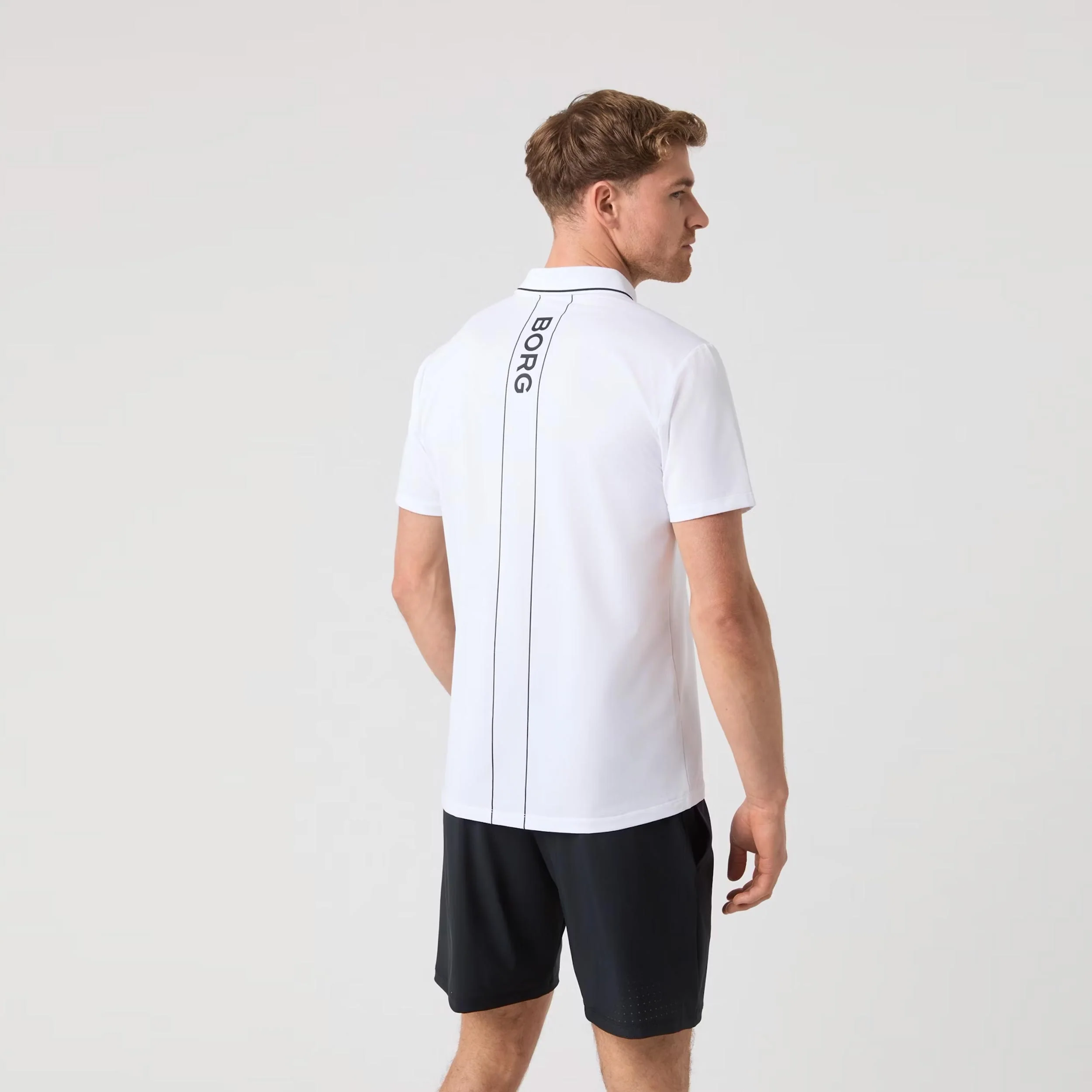 Ace Polo Herrar - vit - Image 2