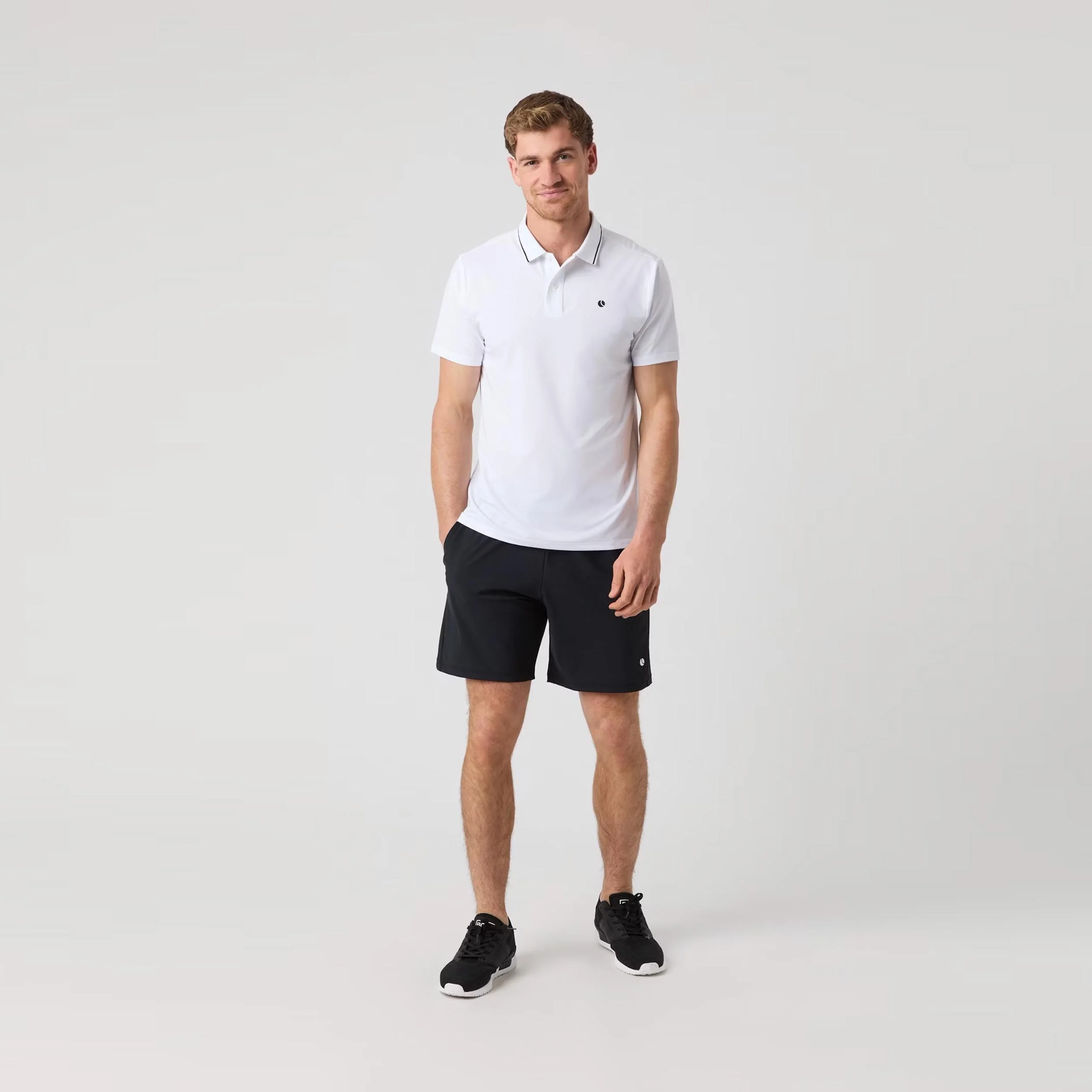 Ace Polo Herrar - vit - Image 3