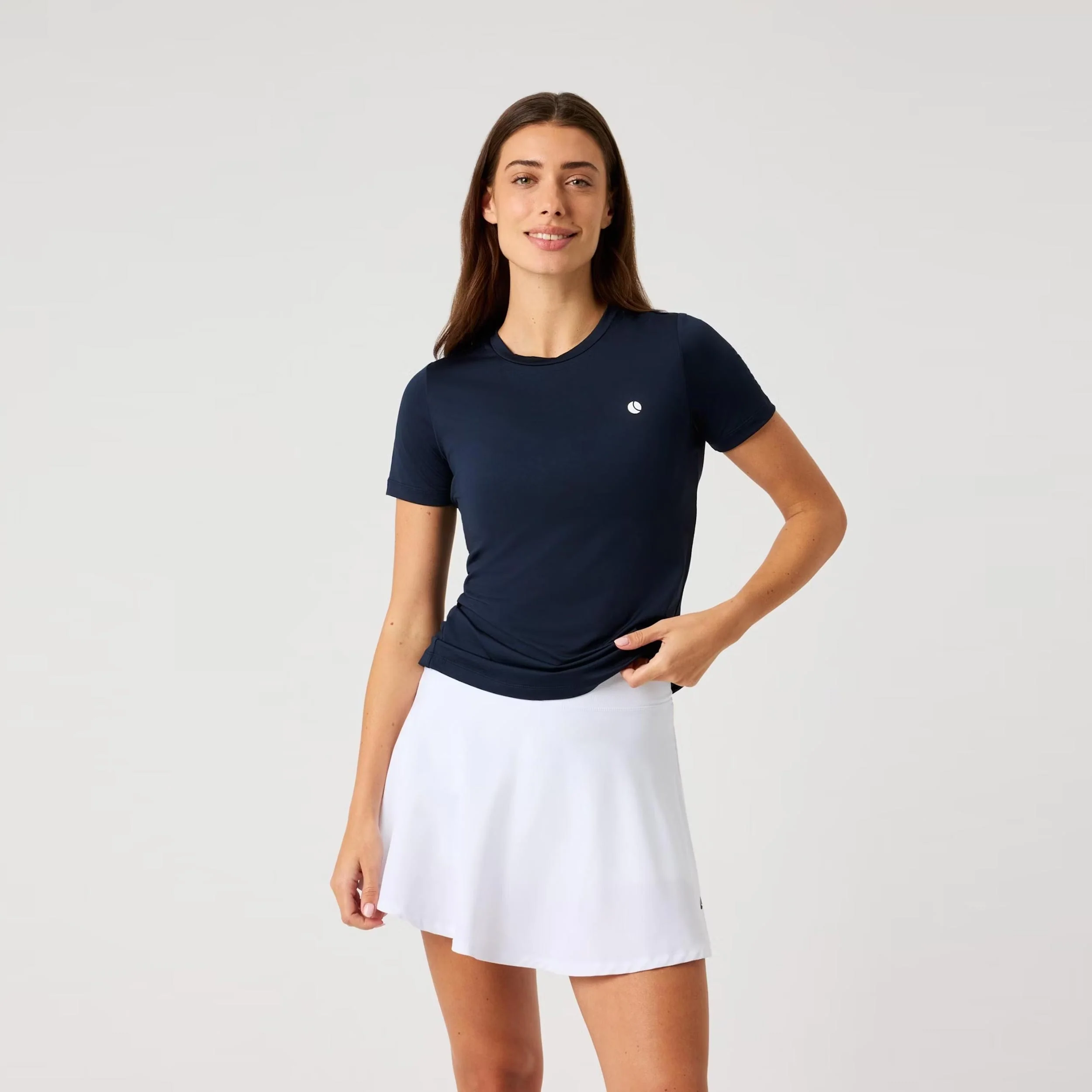Ace Slim T-shirt Damer - mörkblå