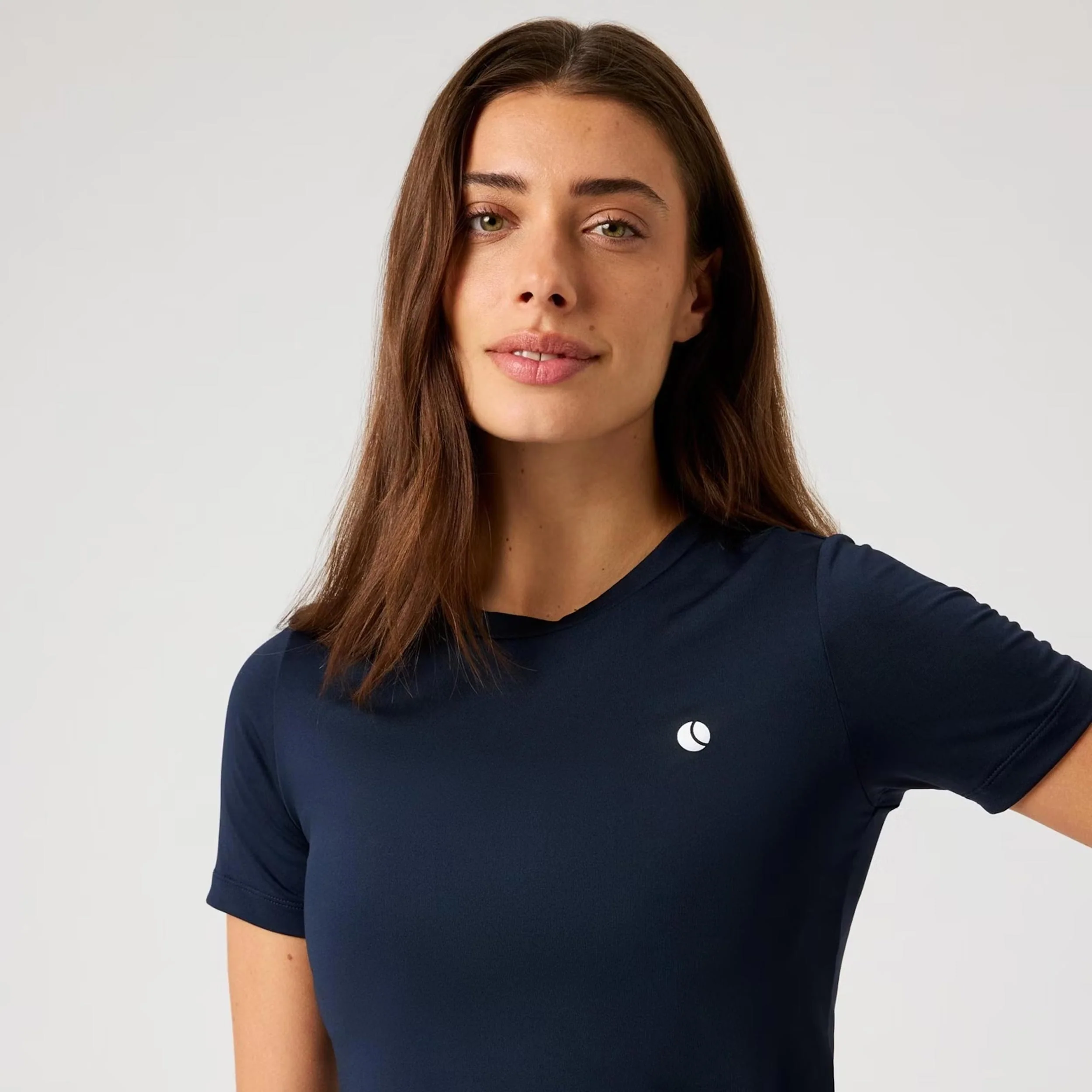Ace Slim T-shirt Damer - mörkblå - Image 3