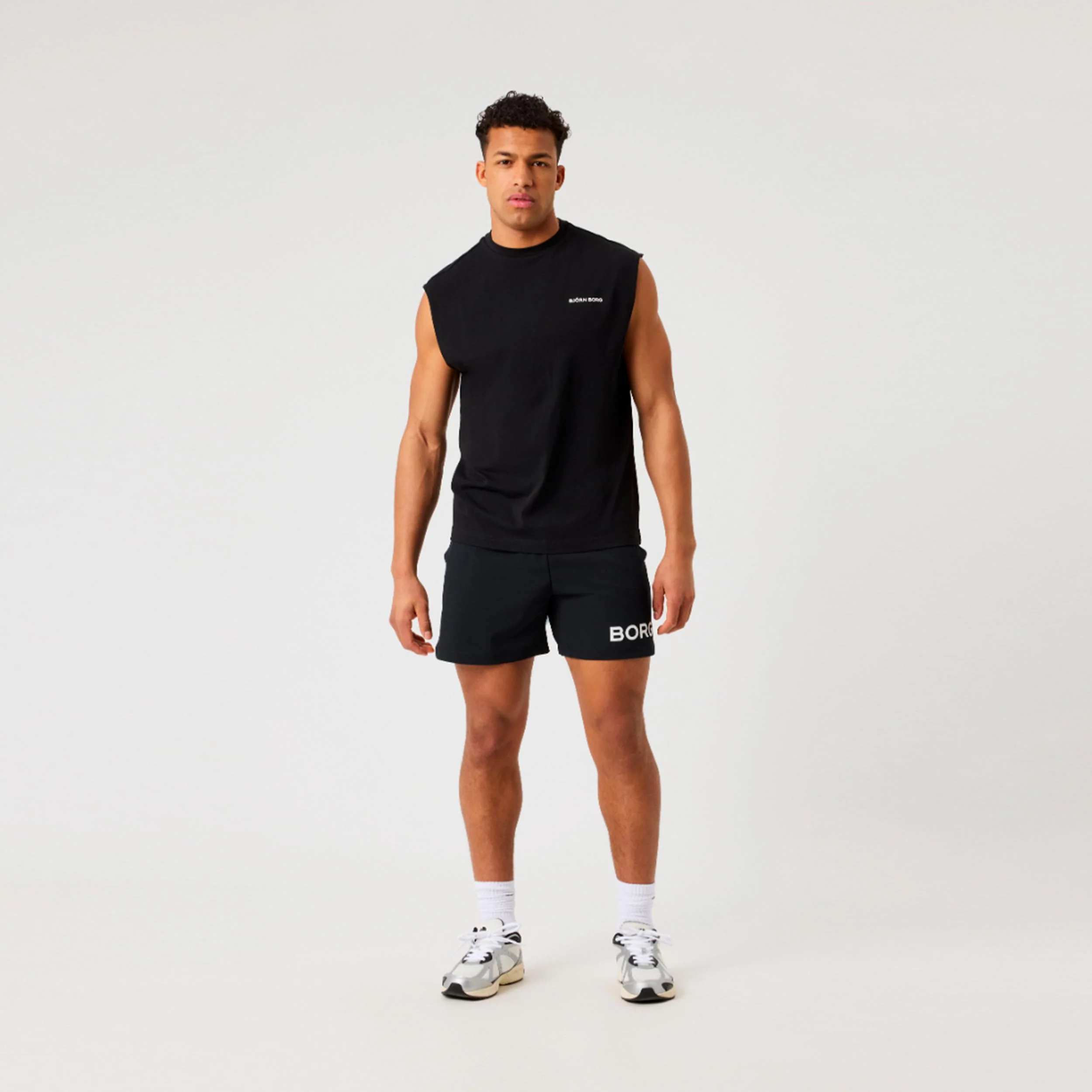 Borg Gym T-shirt Herrar - svart - Image 5
