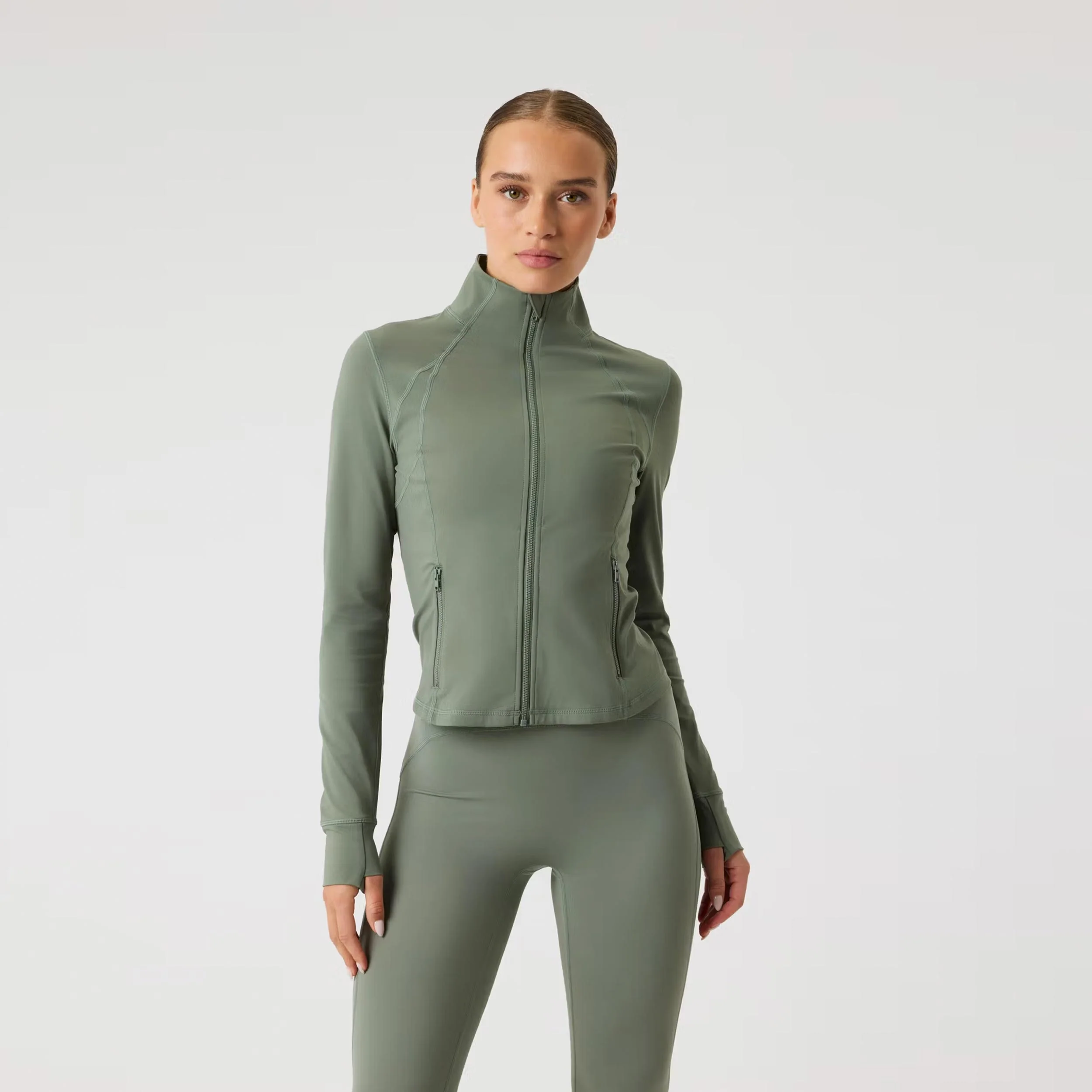 Borg Soft Zip Midlayer Långärmat Damer - visdom