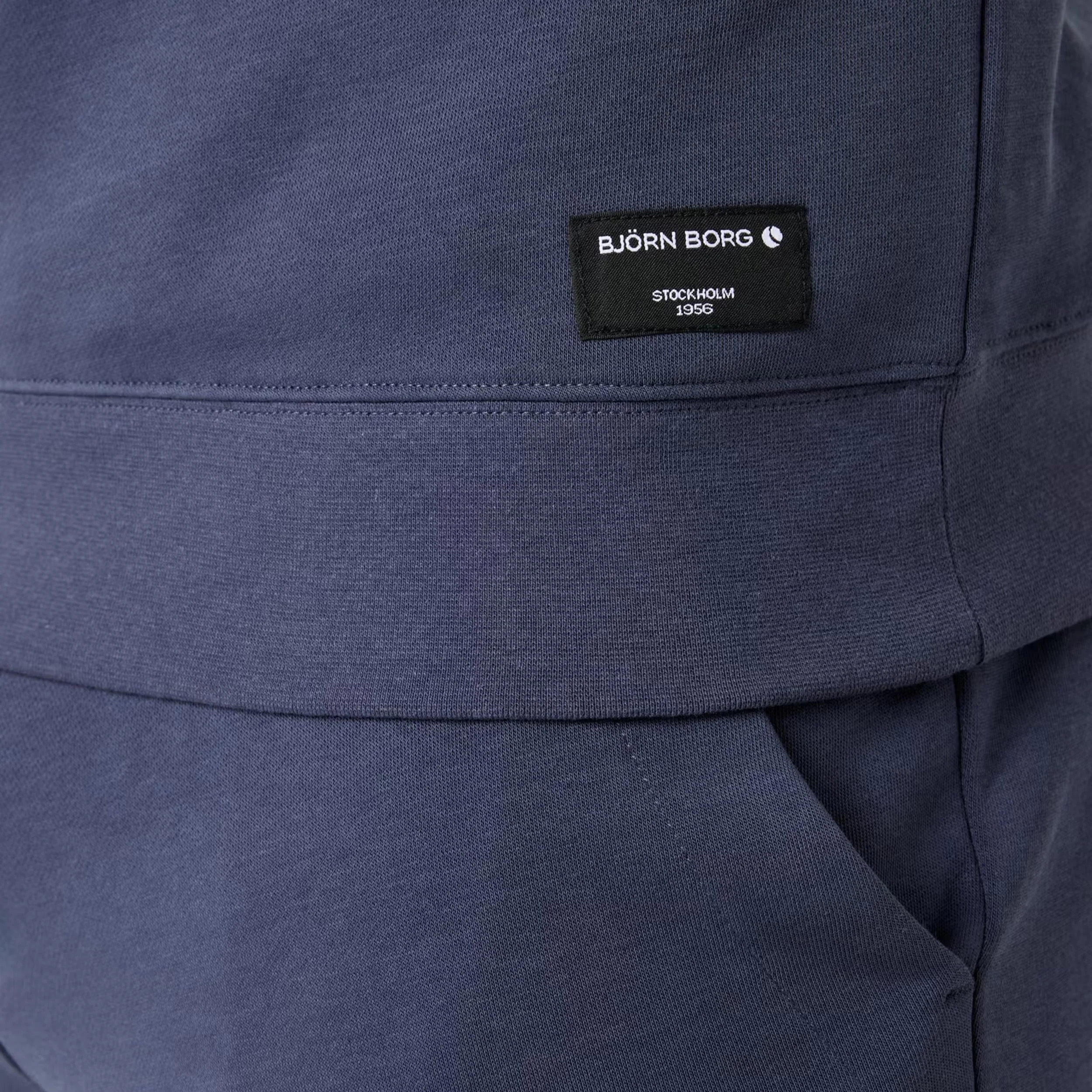 Centre Half Zip Tröja Herrar - blågrå - Image 4