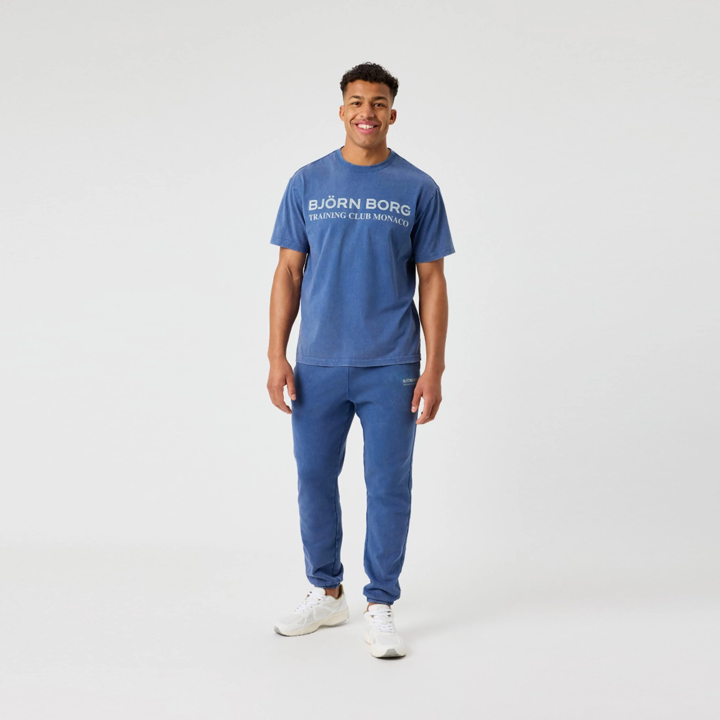 Classic Print T-shirt Herrar-blå - Image 5