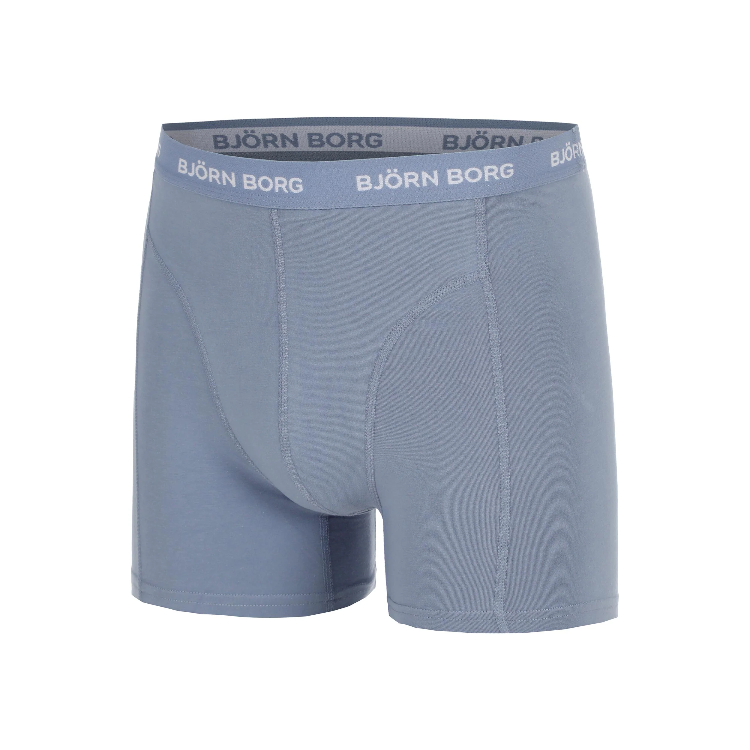 Cotton Stretch Boxershorts 3-pack Herrar - blågrå, blå - Image 3