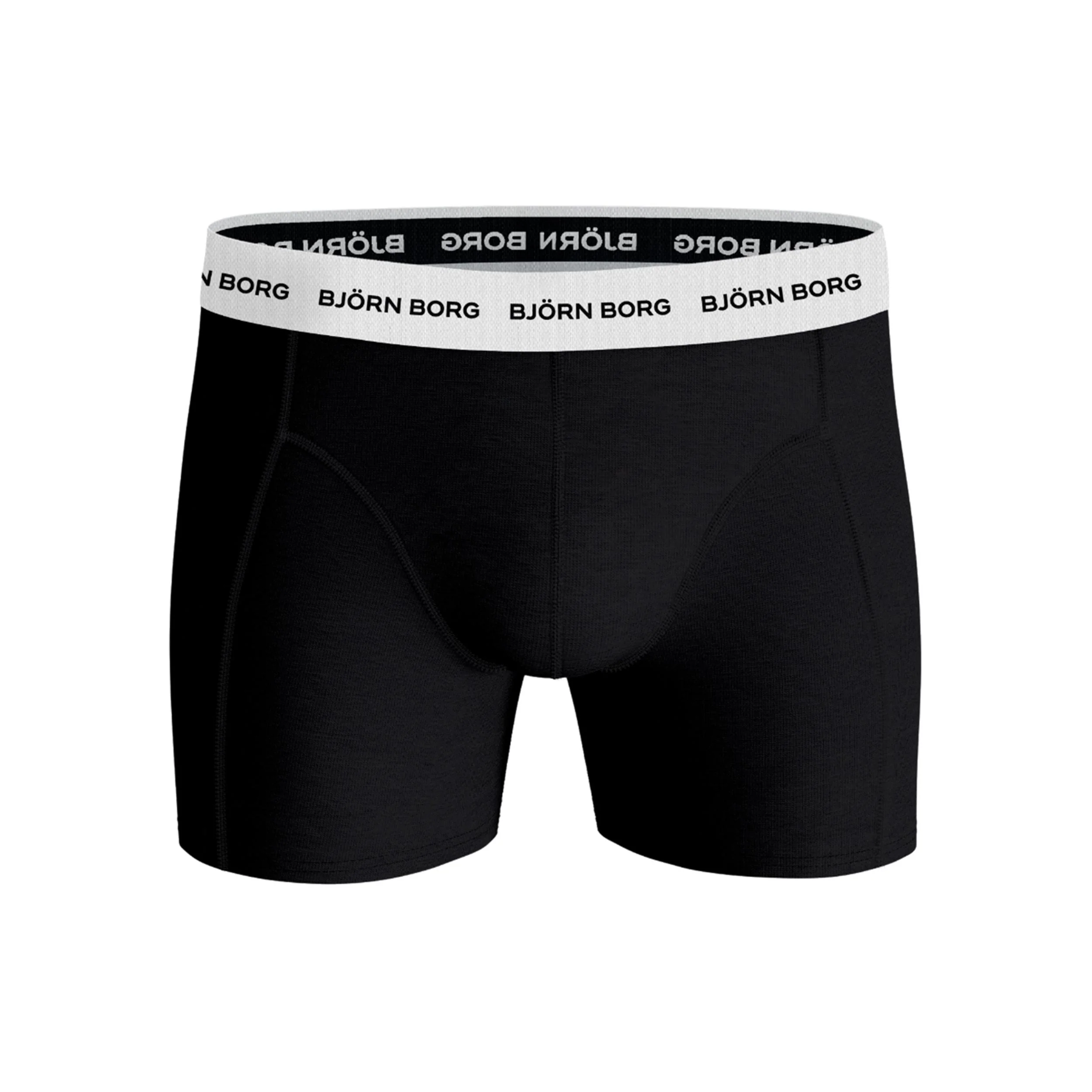 Cotton Stretch Boxershorts 3-pack Herrar - svart, flerfärgad - Image 4