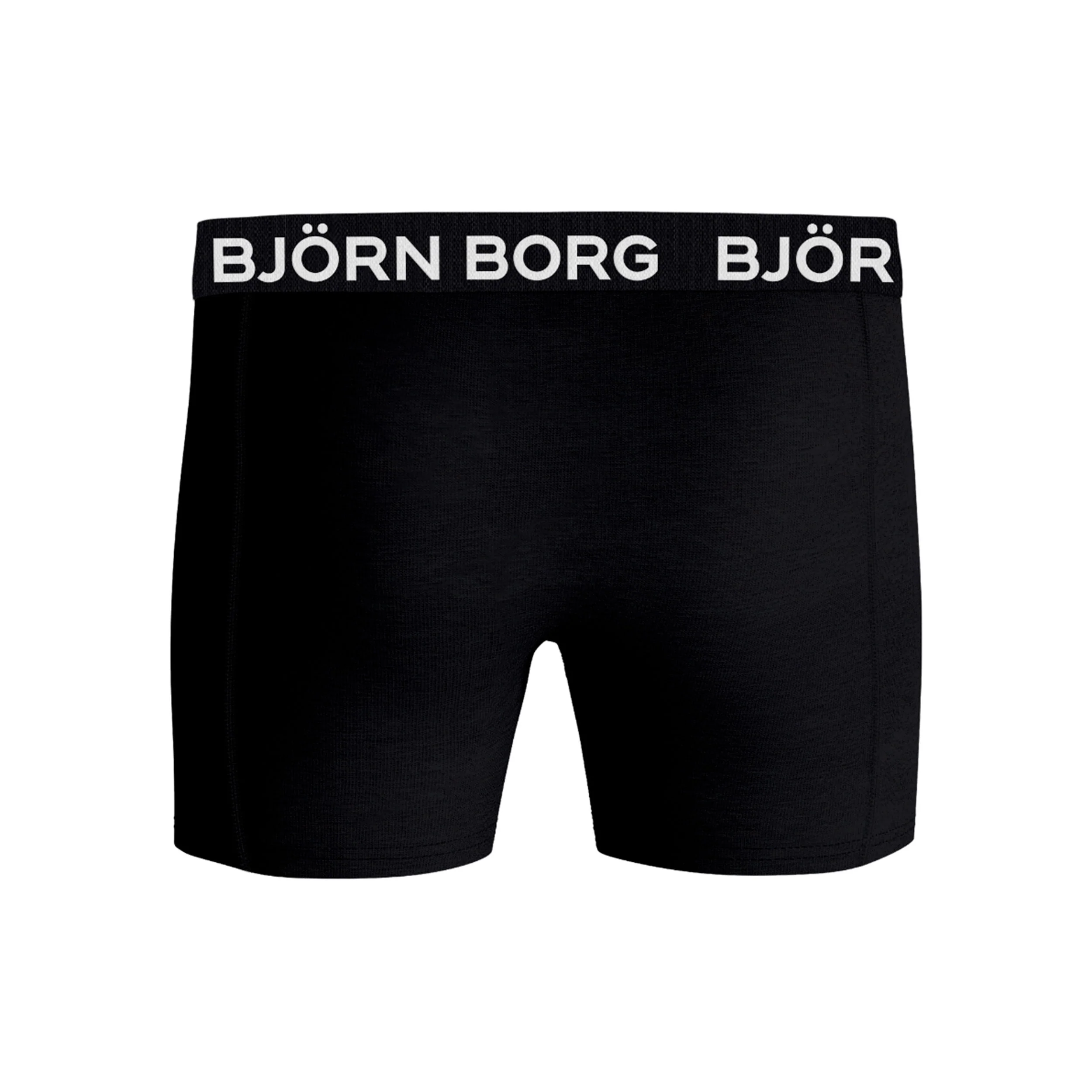 Cotton Stretch Boxershorts 3-pack Herrar - svart, mörkgrön - Image 3