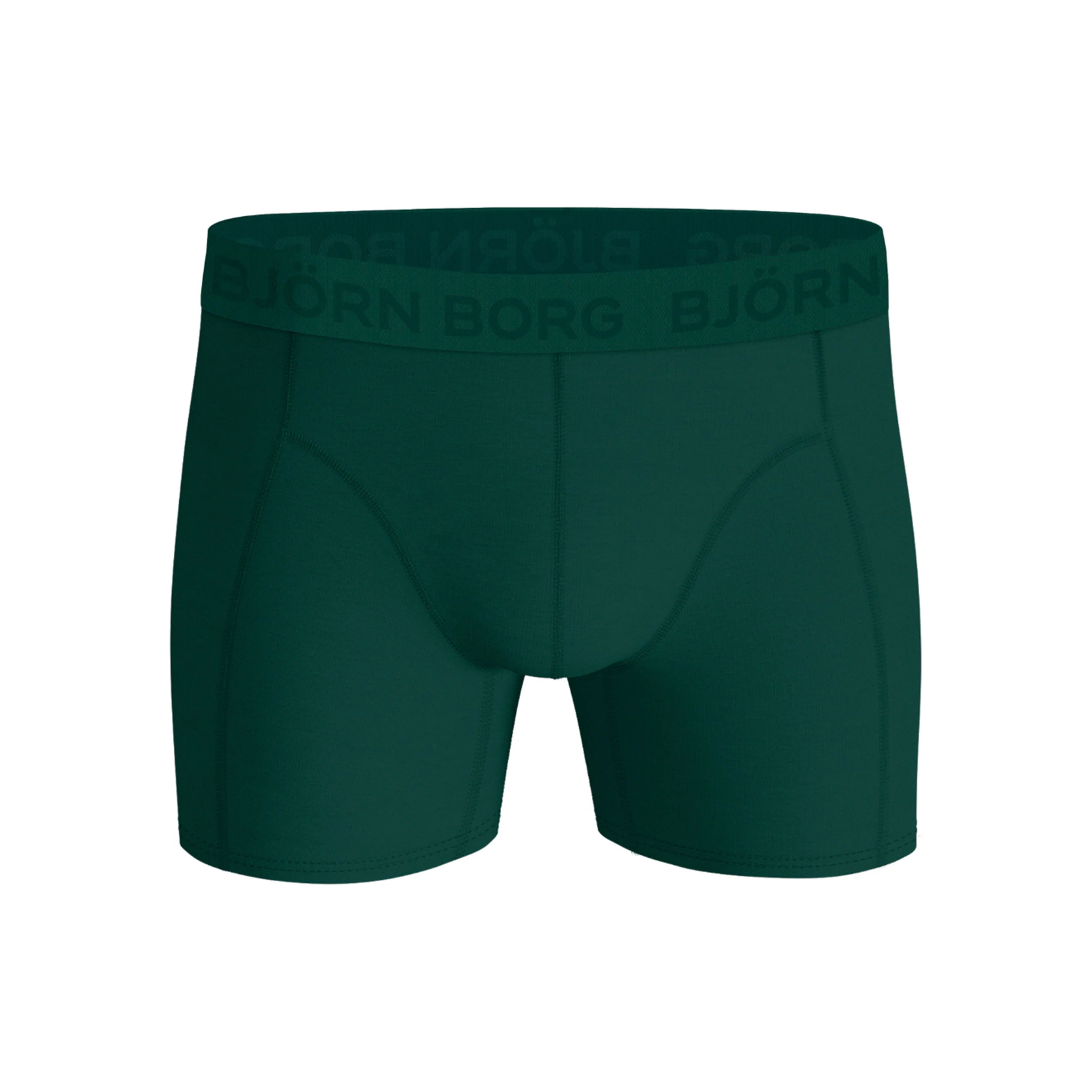 Cotton Stretch Boxershorts 3-pack Herrar - svart, mörkgrön - Image 5