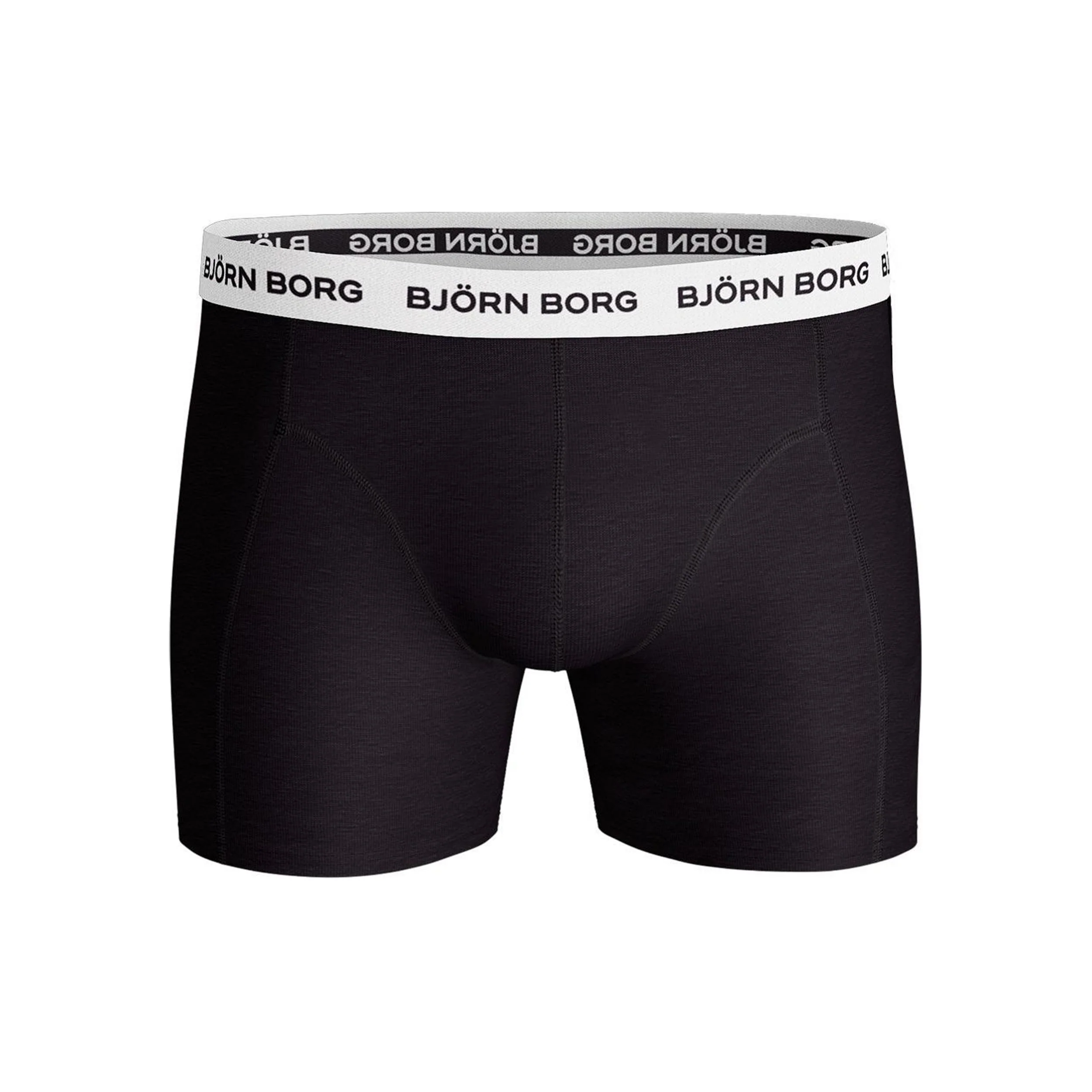 Cotton Stretch Boxershorts 3-pack Herrar - svart, vit - Image 2