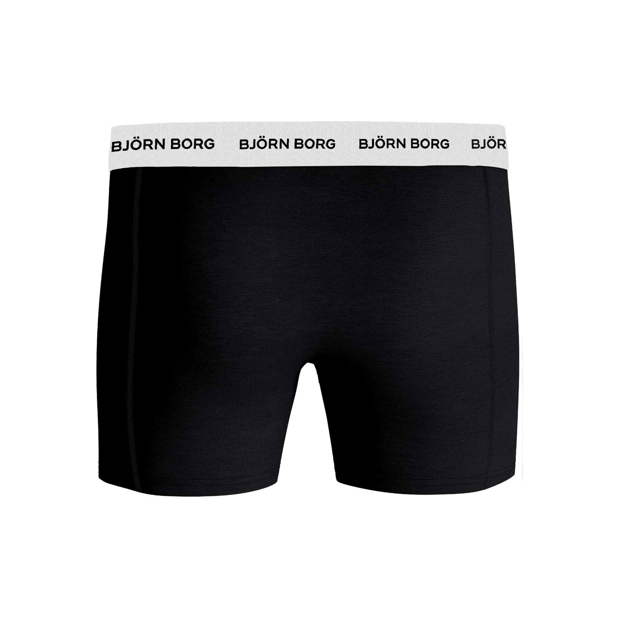 Cotton Stretch Boxershorts 3-pack Herrar - svart, vit - Image 3