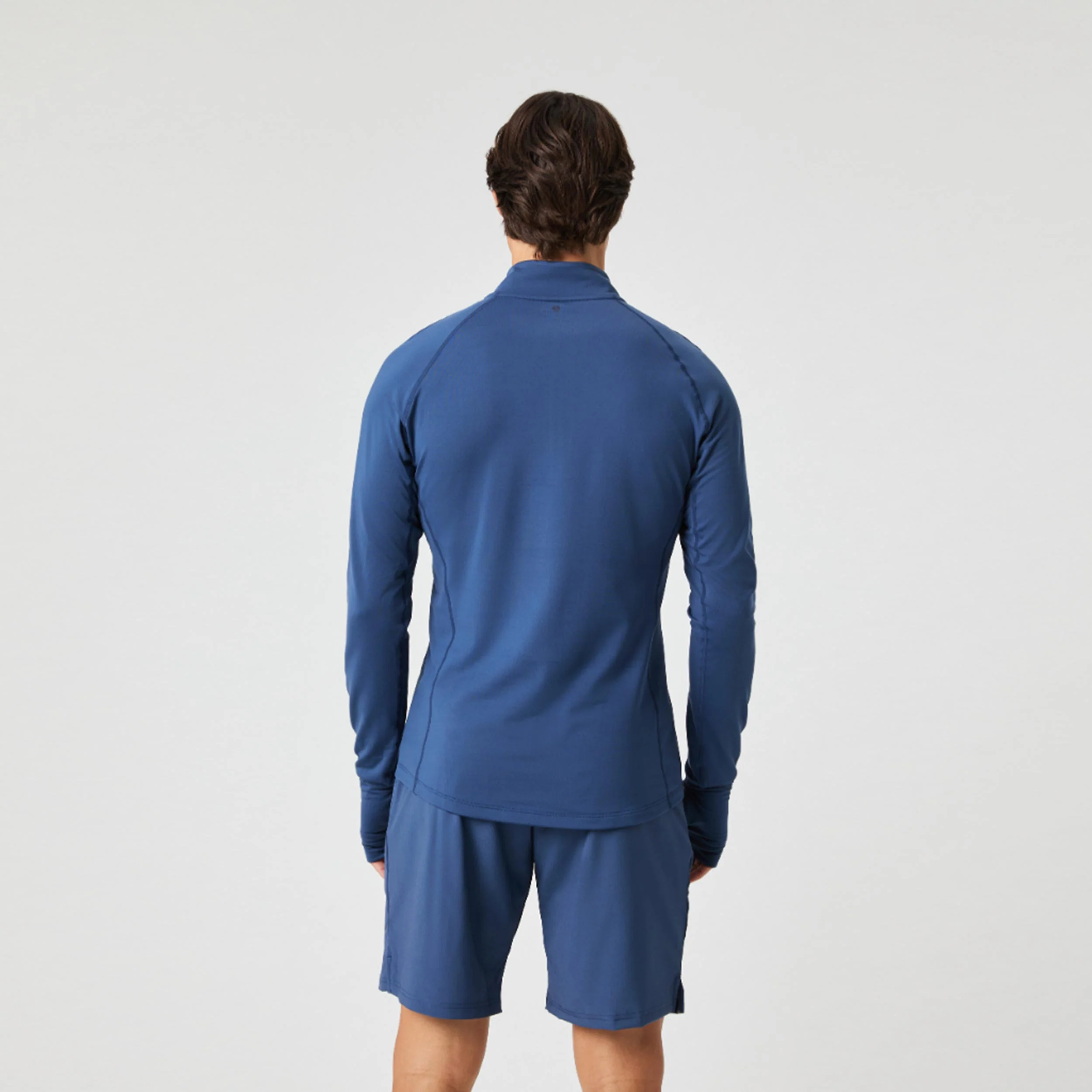 Midlayer Half Zip Långärmat Herrar - mörkblå - Image 2