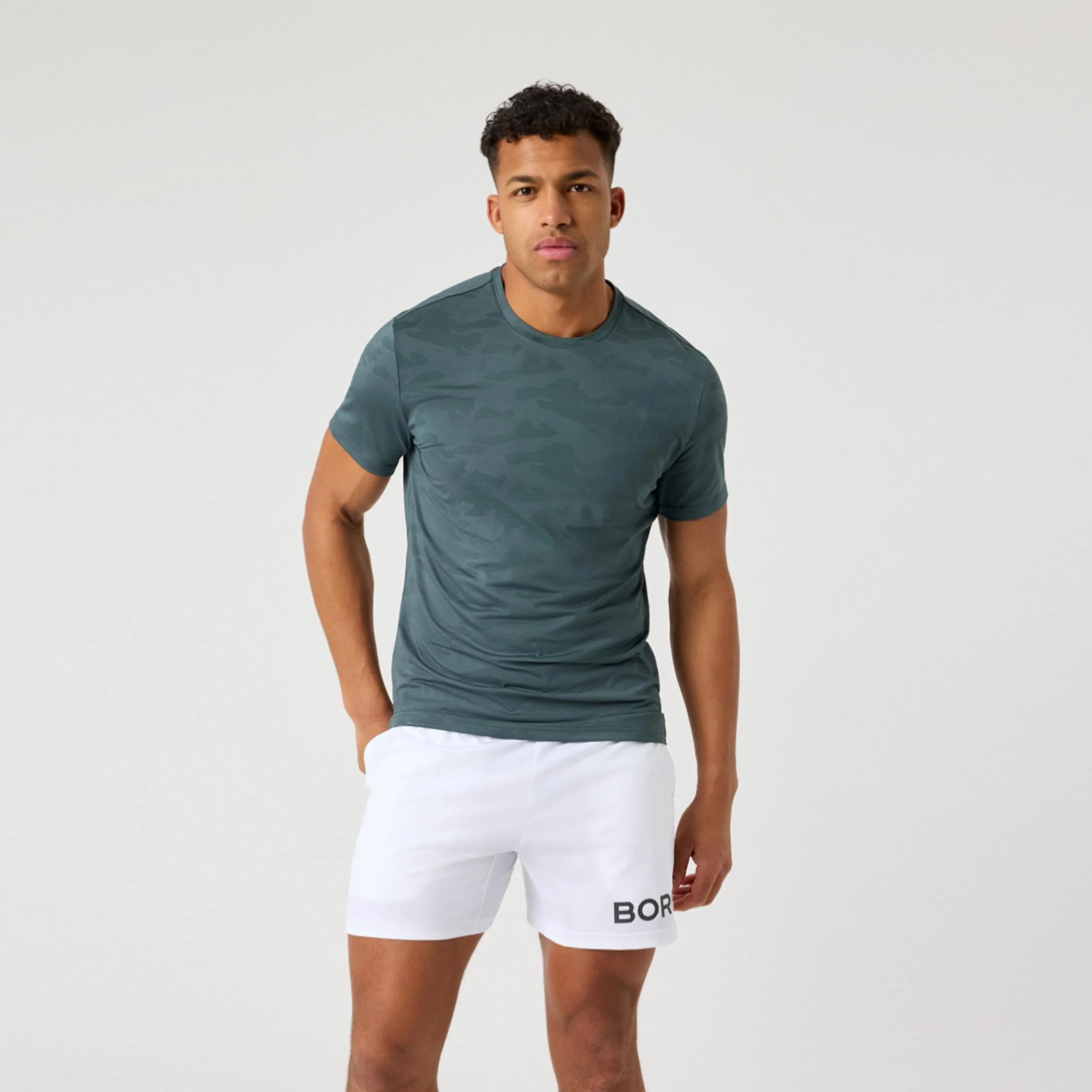 Performance T-shirt Herrar-mörkgrön