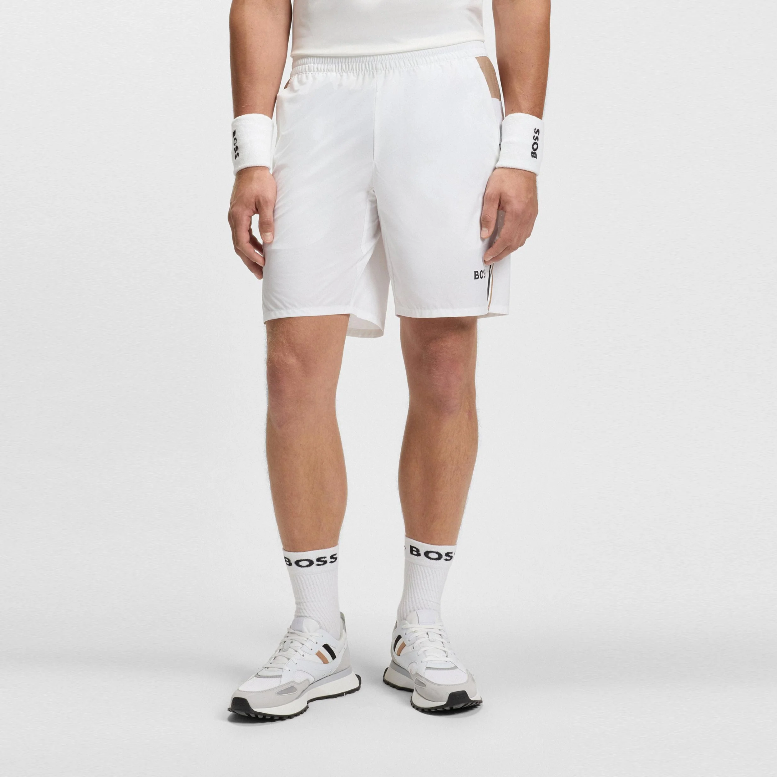 Match 9in Shorts Herrar-Vit