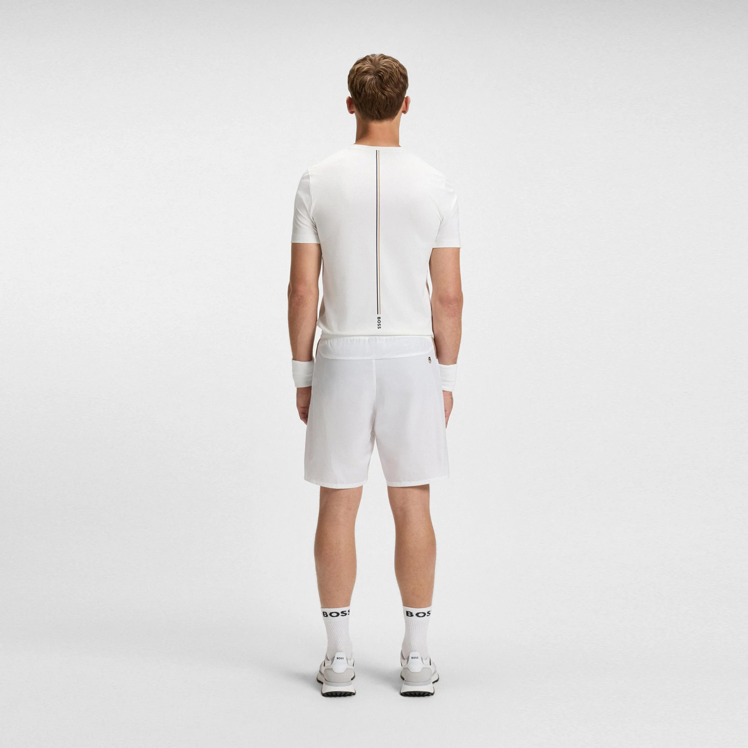 Match 9in Shorts Herrar-Vit - Image 2