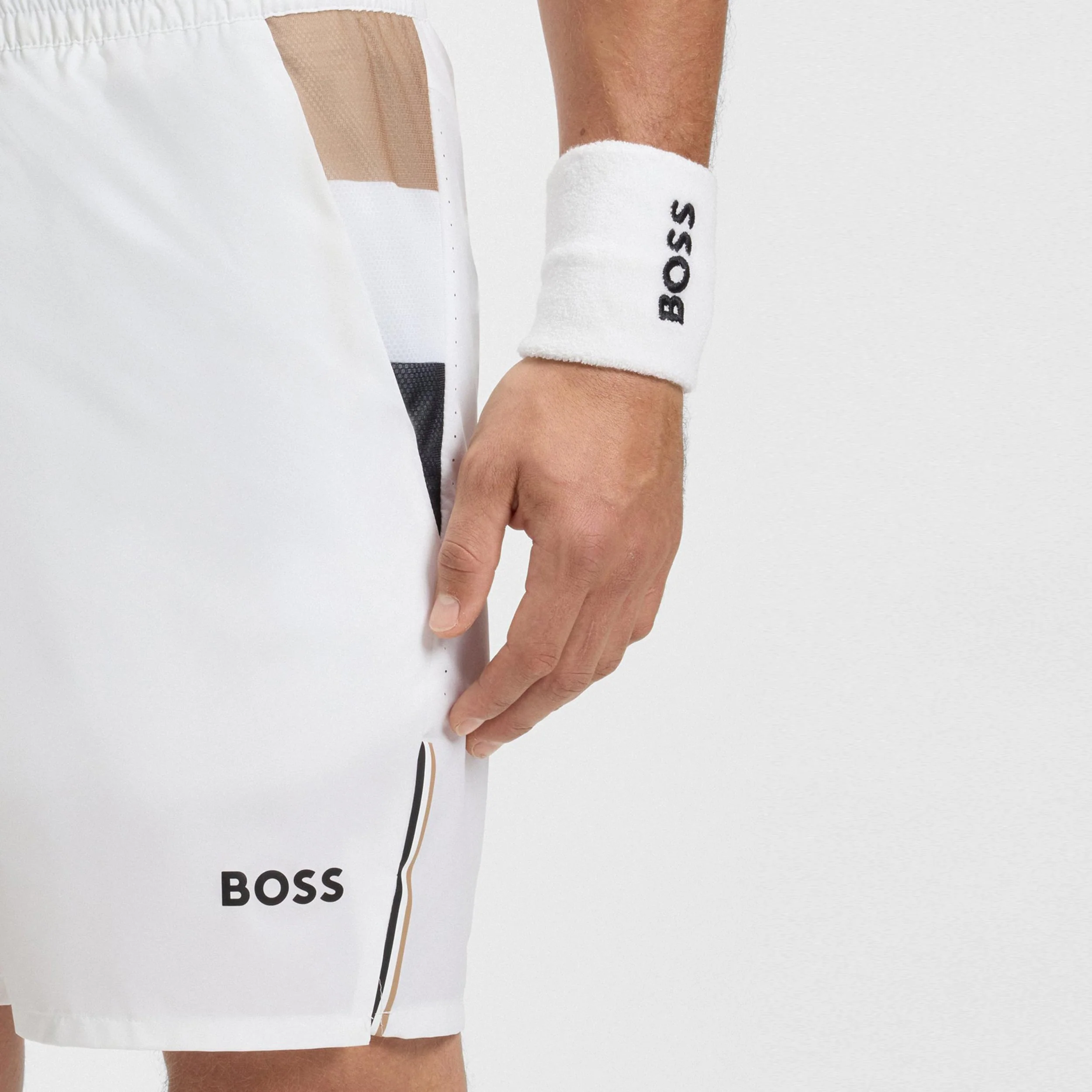 Match 9in Shorts Herrar-Vit - Image 3