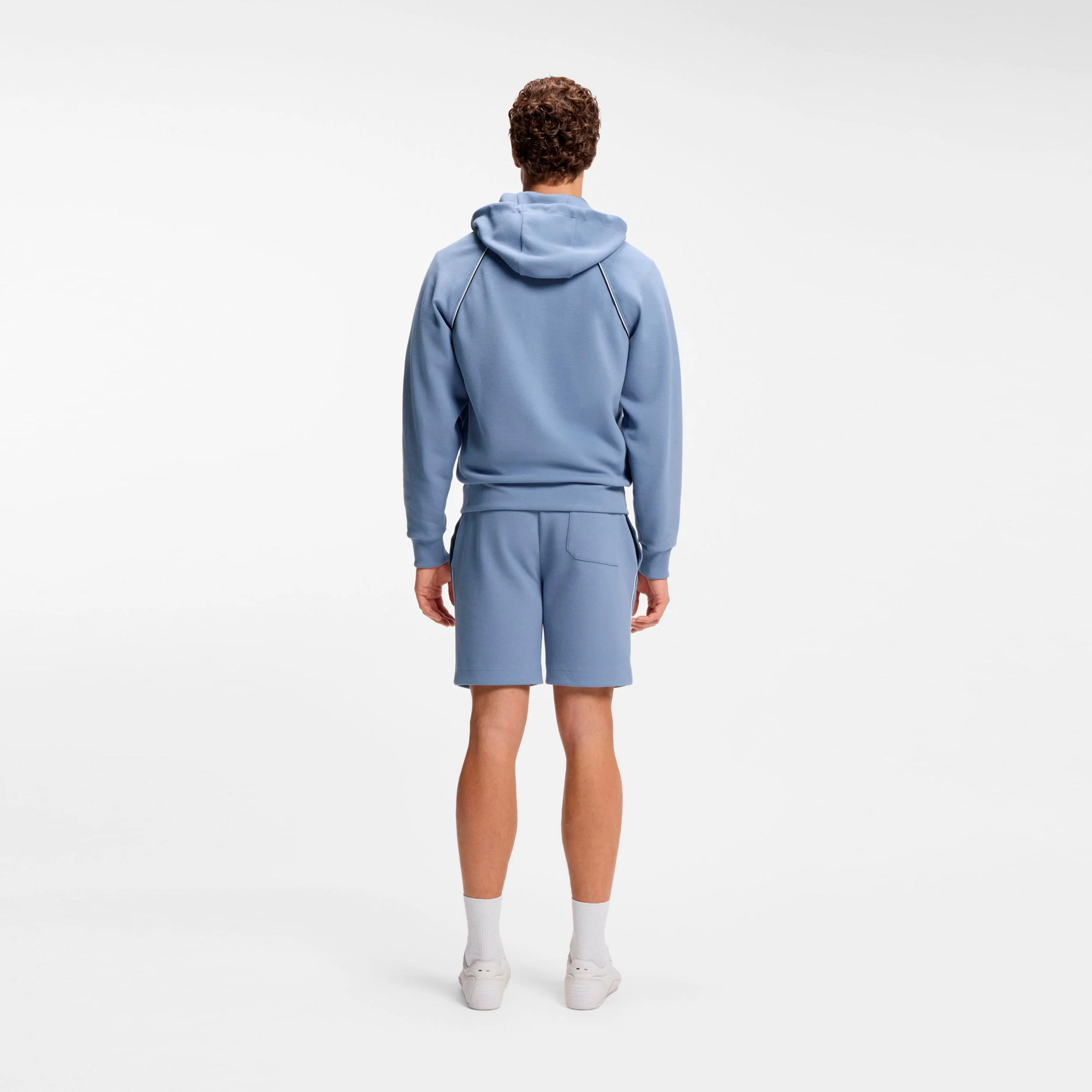 Saggy Sweat-jacka Herrar - blågrå - Image 3