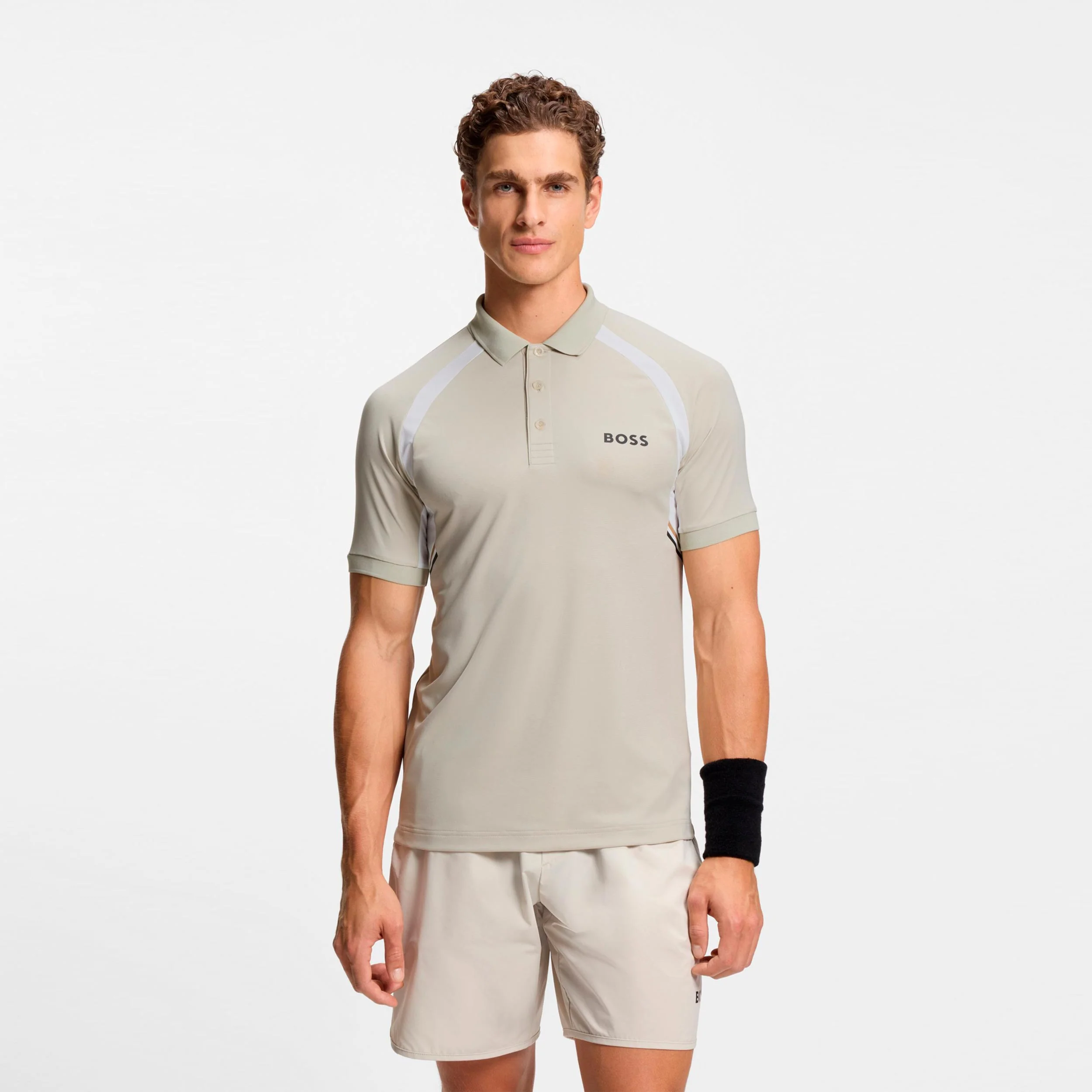 Spin Polo Herrar-beige