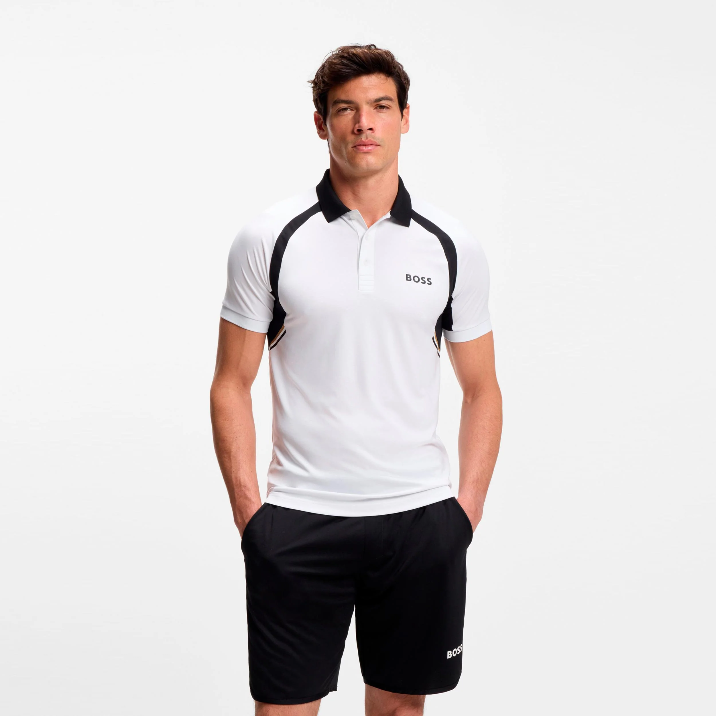 Spin Polo Herrar-vit