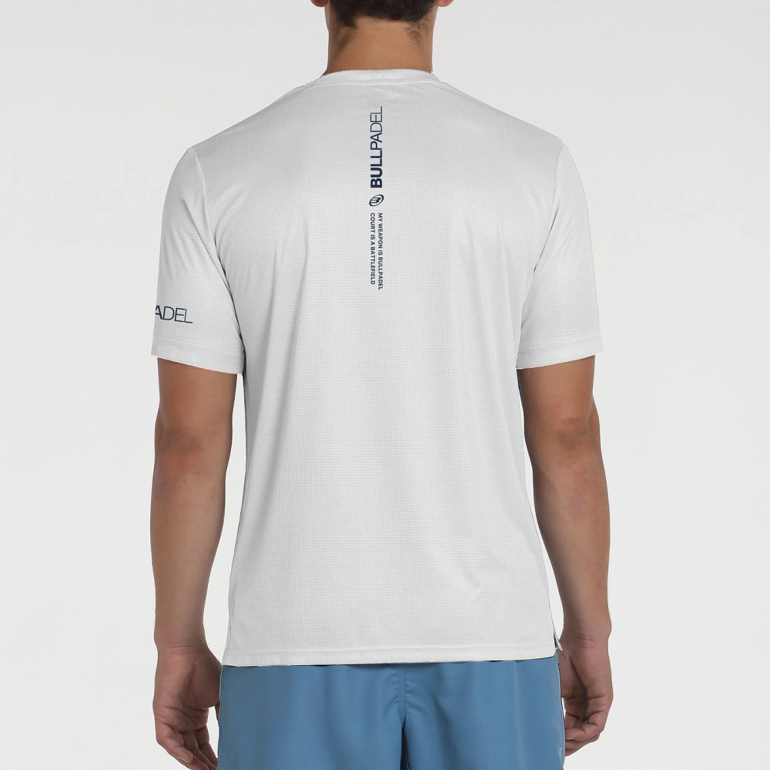 Beque T-shirt Herrar-Vit,Ljusblå - Image 5