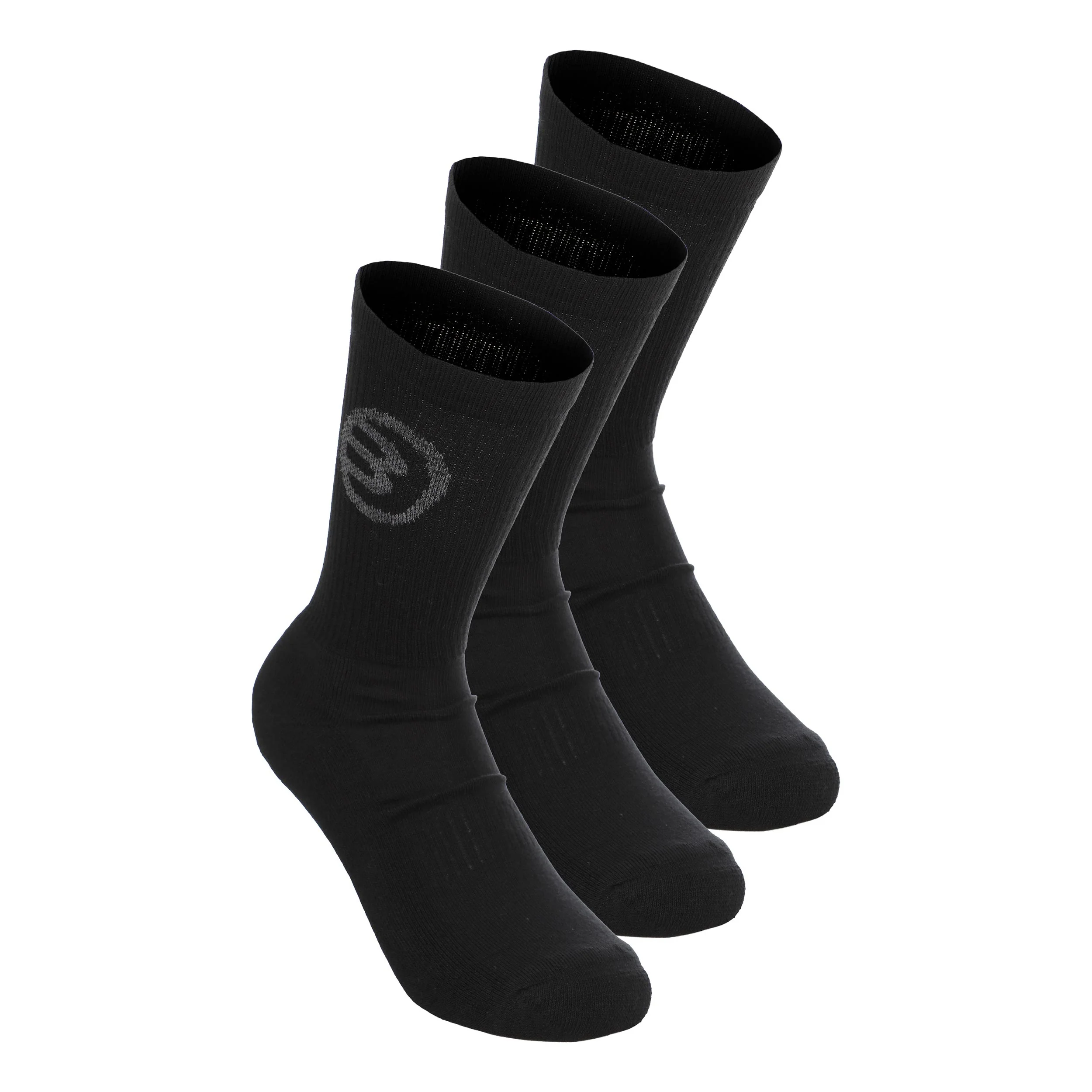 BP262 (PACK DE 3) Sportstrumpor Unisex - svart