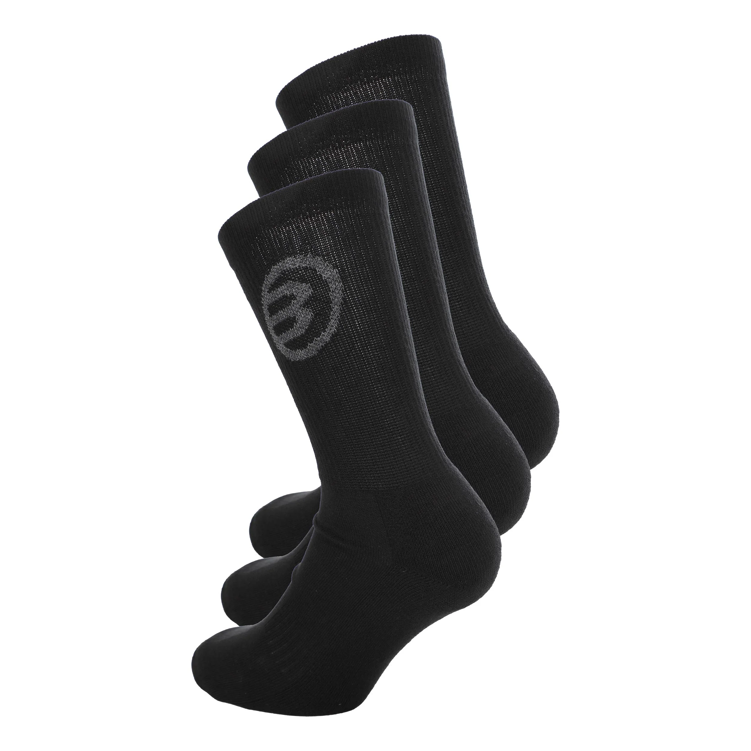 BP262 (PACK DE 3) Sportstrumpor Unisex - svart - Image 2