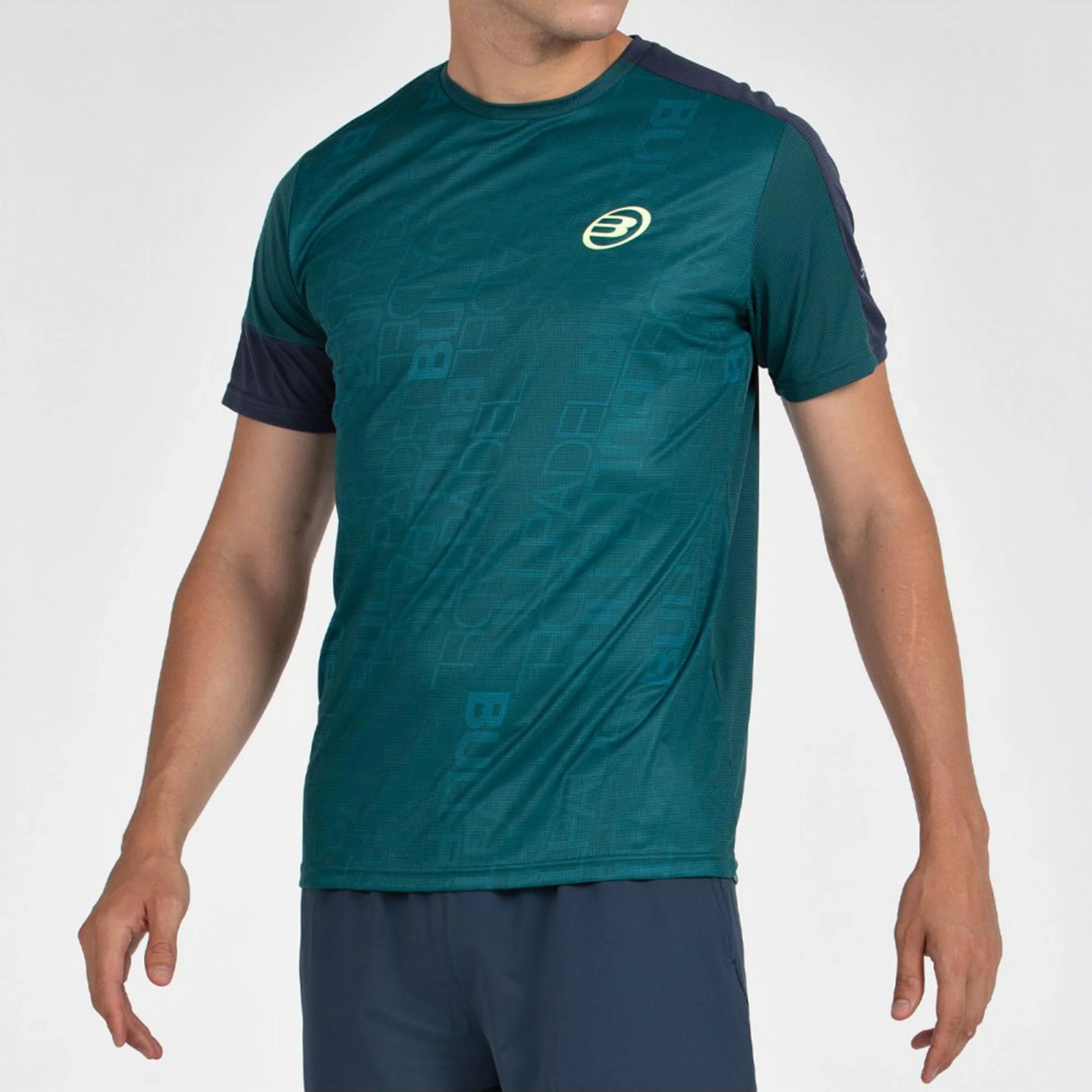 Leido T-shirt Herrar-Mörkgrön - Image 3