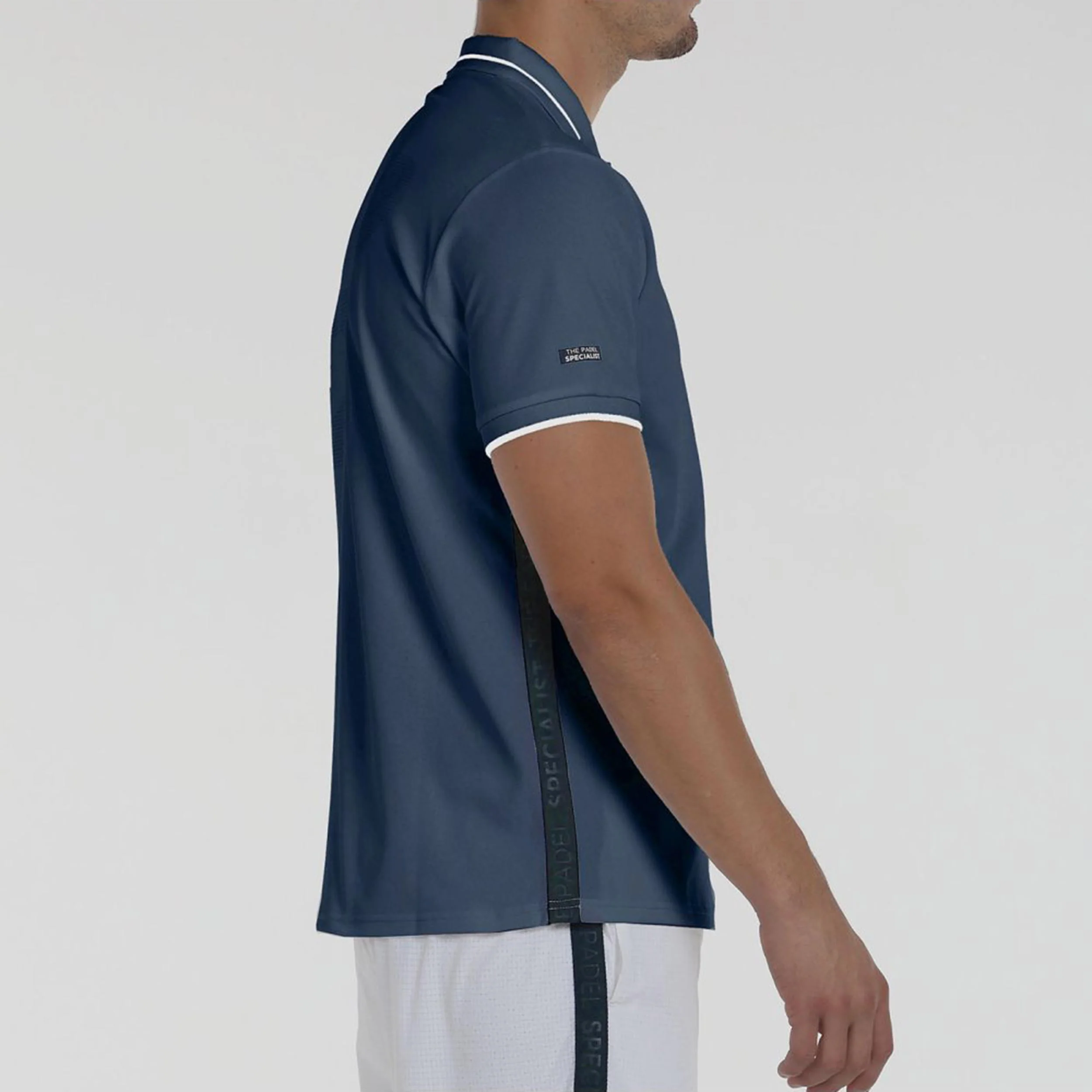 Leiro 25V Polo Herrar-Mörkblå - Image 4
