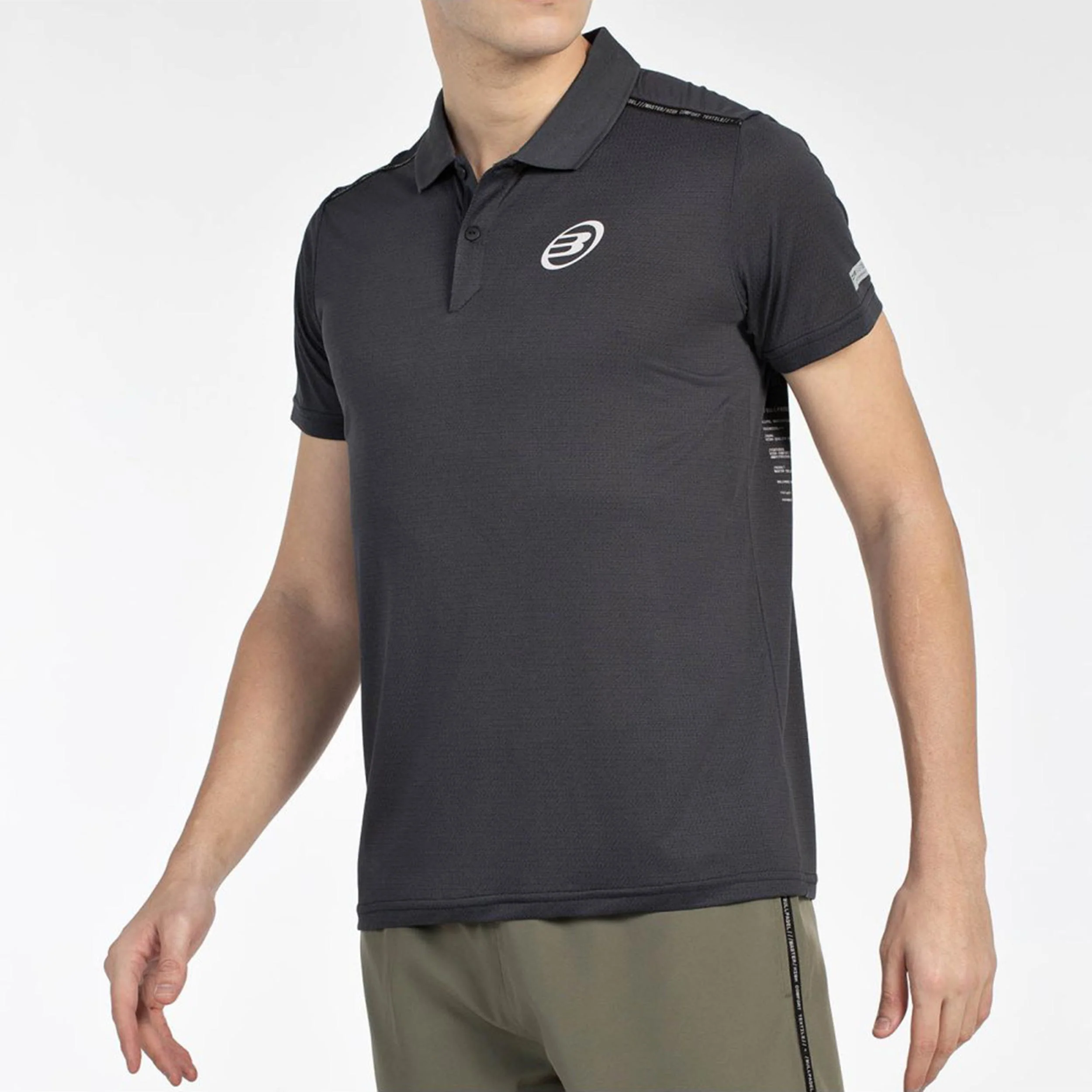 Mirac Polo Herrar-Svart - Image 3