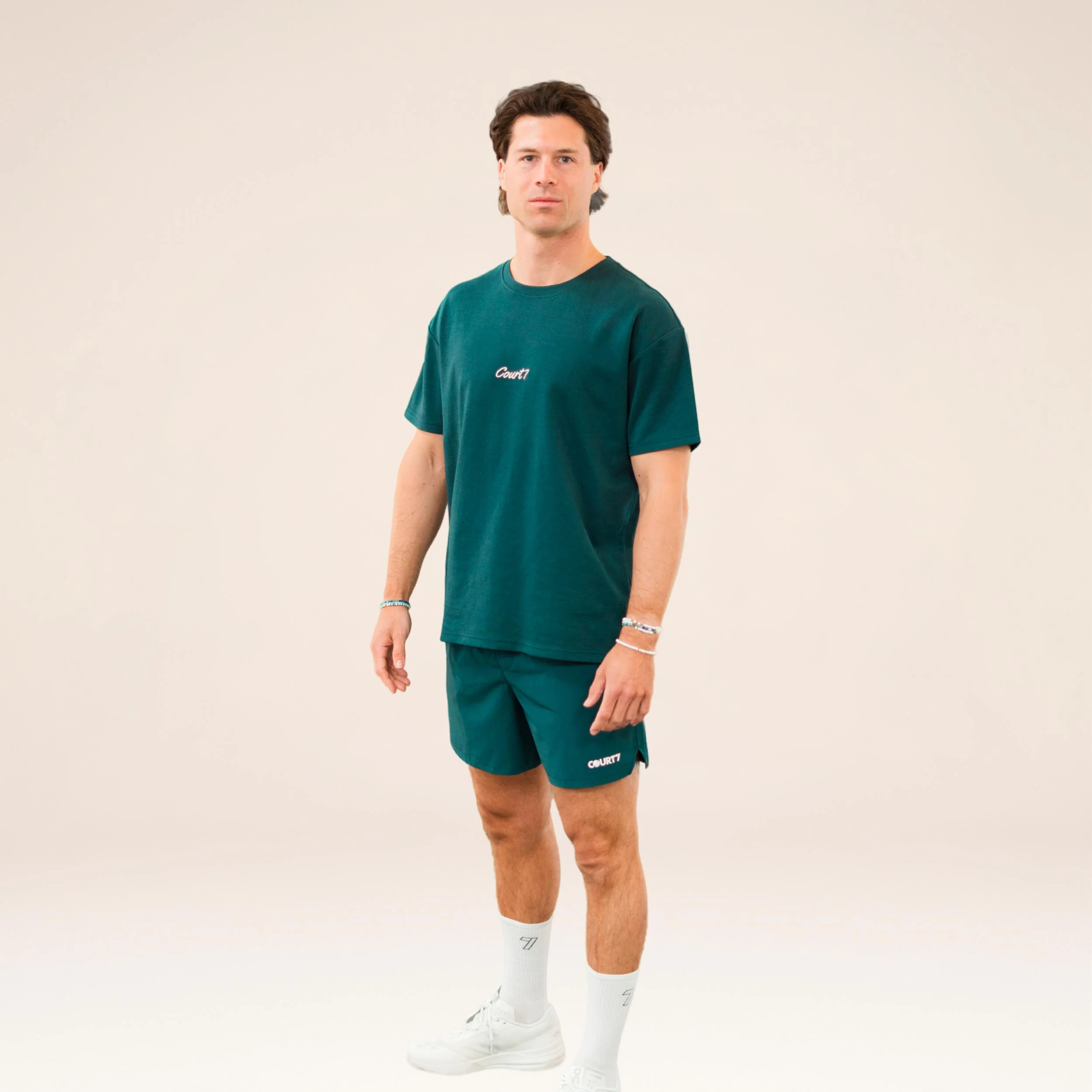 AD-IN Basic 2.0 T-shirt Unisex - mörkgrön - Image 4
