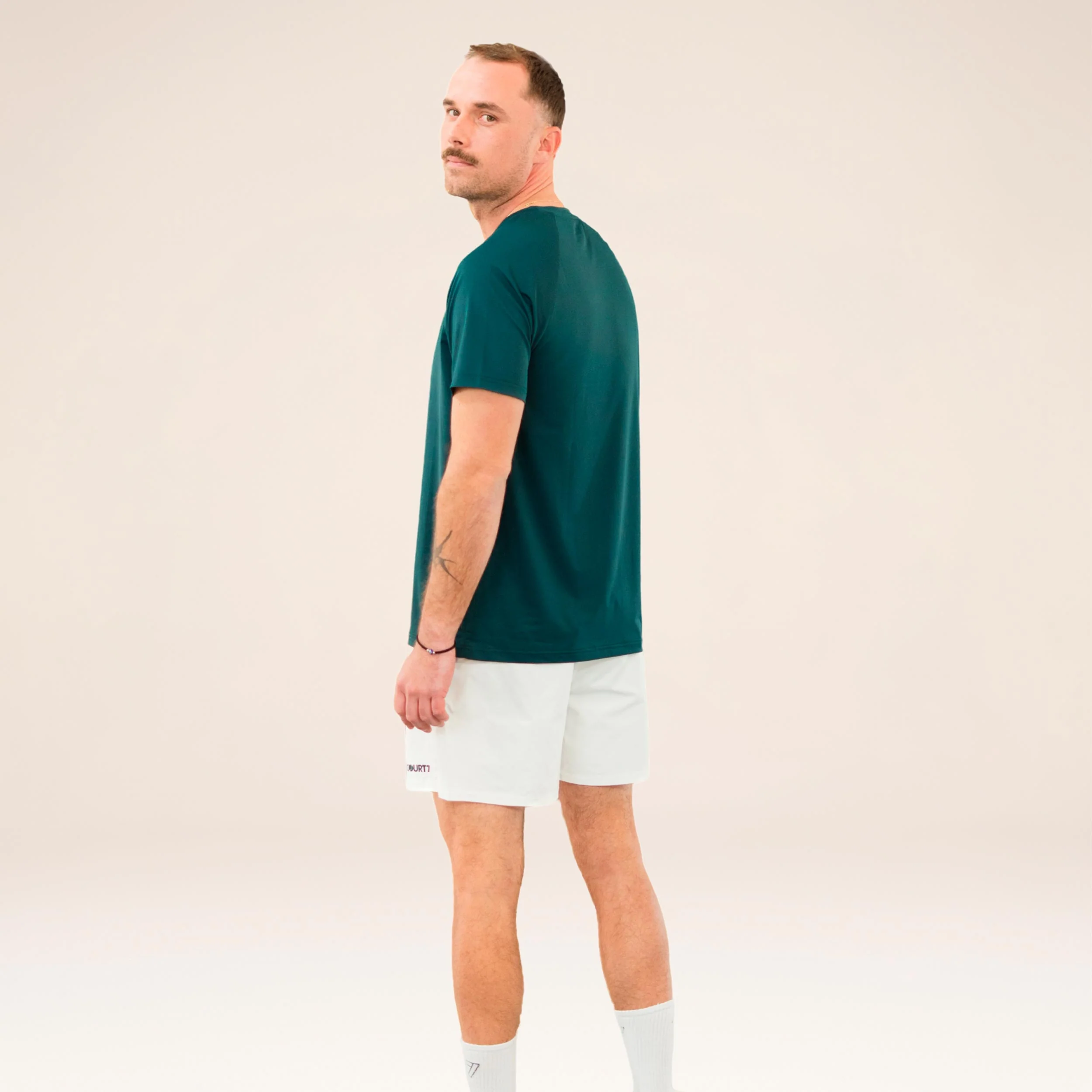 Performance Solid T-shirt Herrar - mörkgrön - Image 3