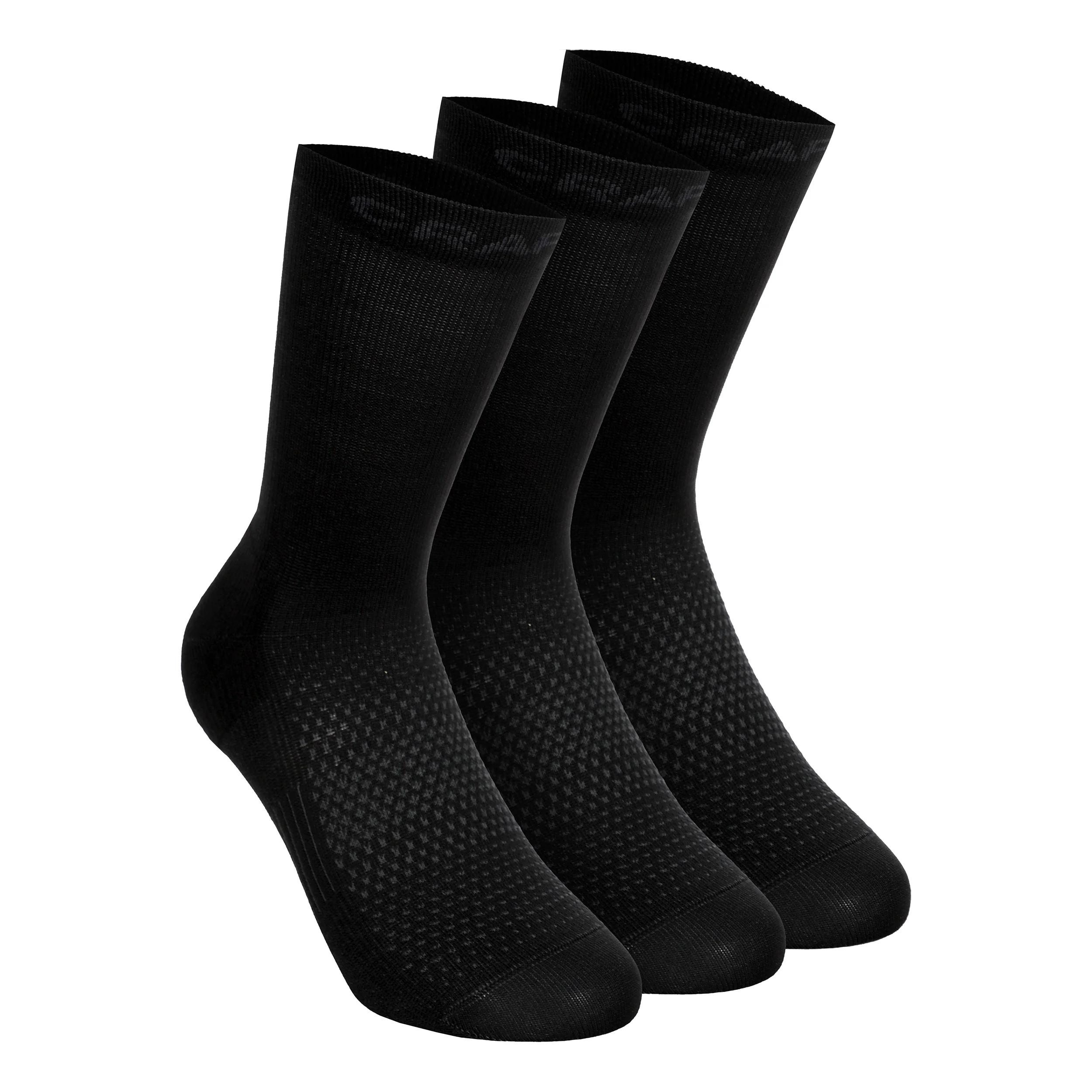 Core Dry High Löparsockor Unisex - svart