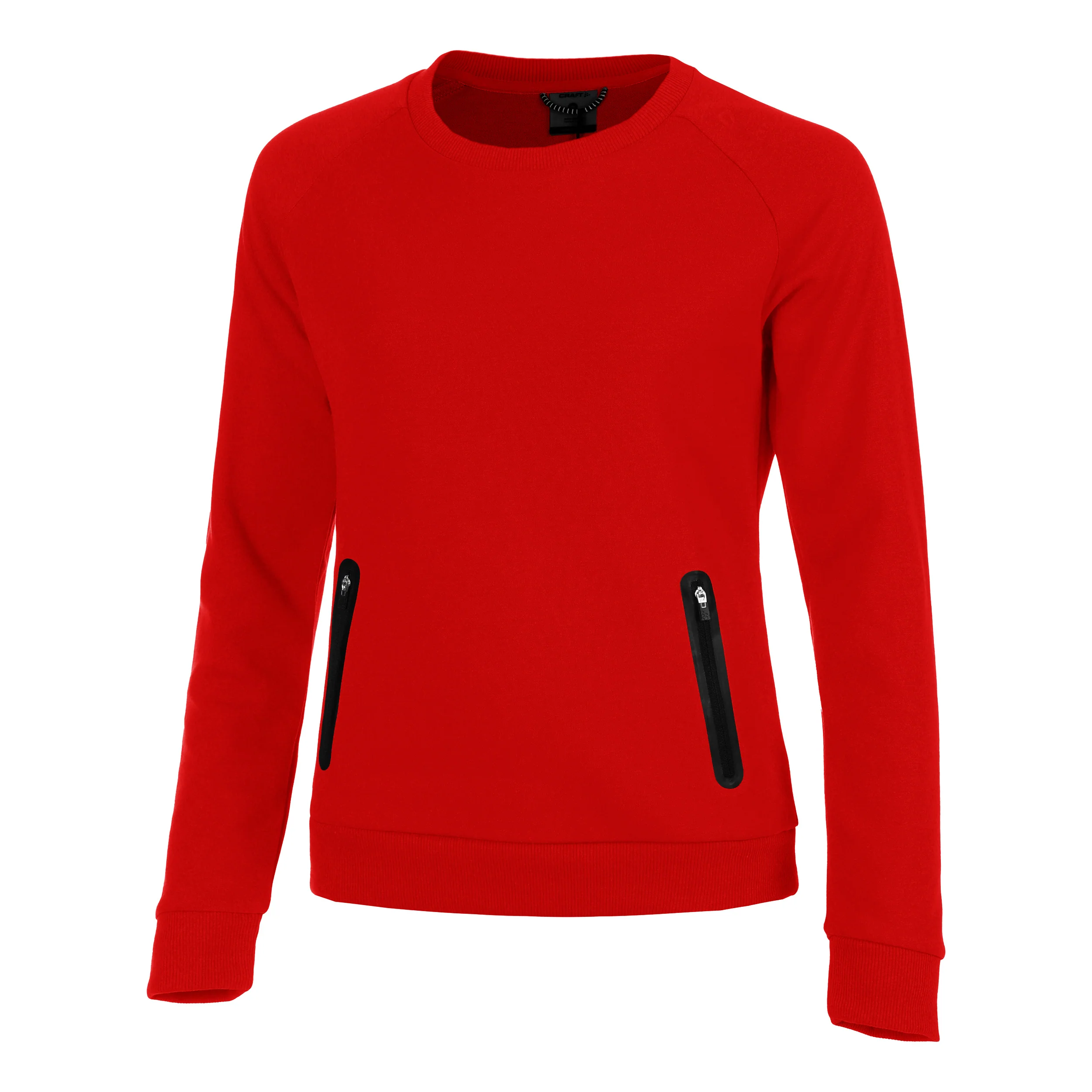 Crew Sweatshirt Tröja Damer-Röd