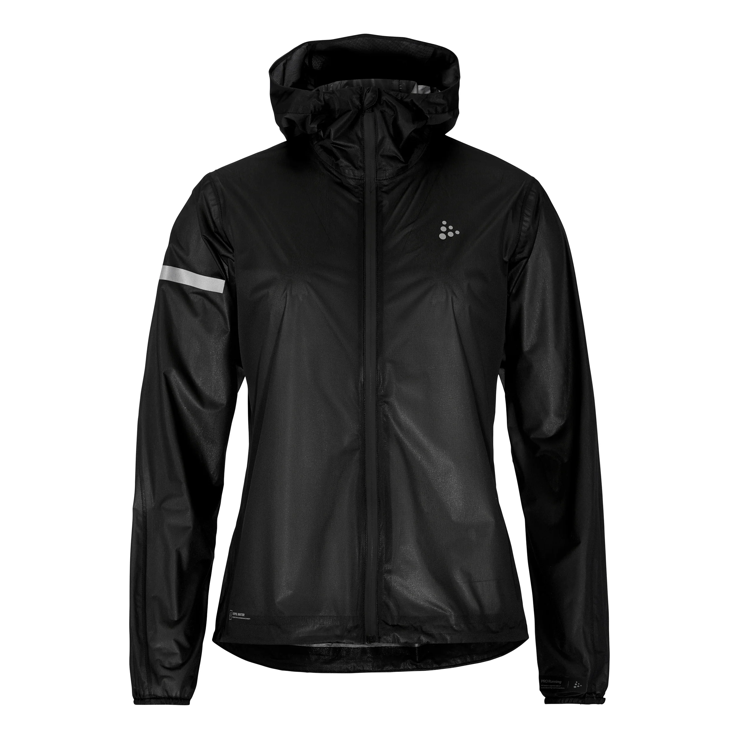 Pro Hydro Lightweight Löparjacka Damer - svart, svart
