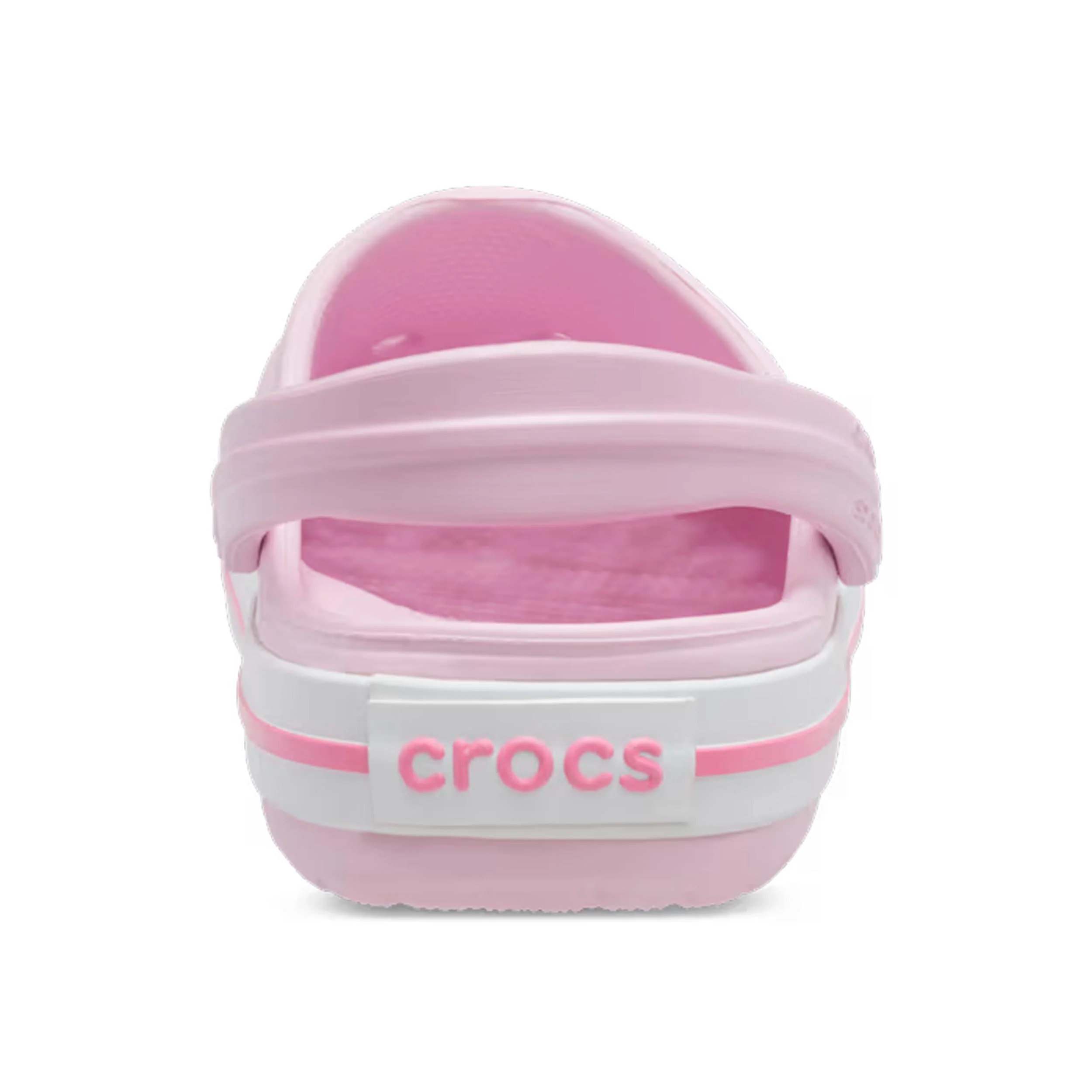 Crocband Clog Badtofflor Barn - rosa, vit - Image 4