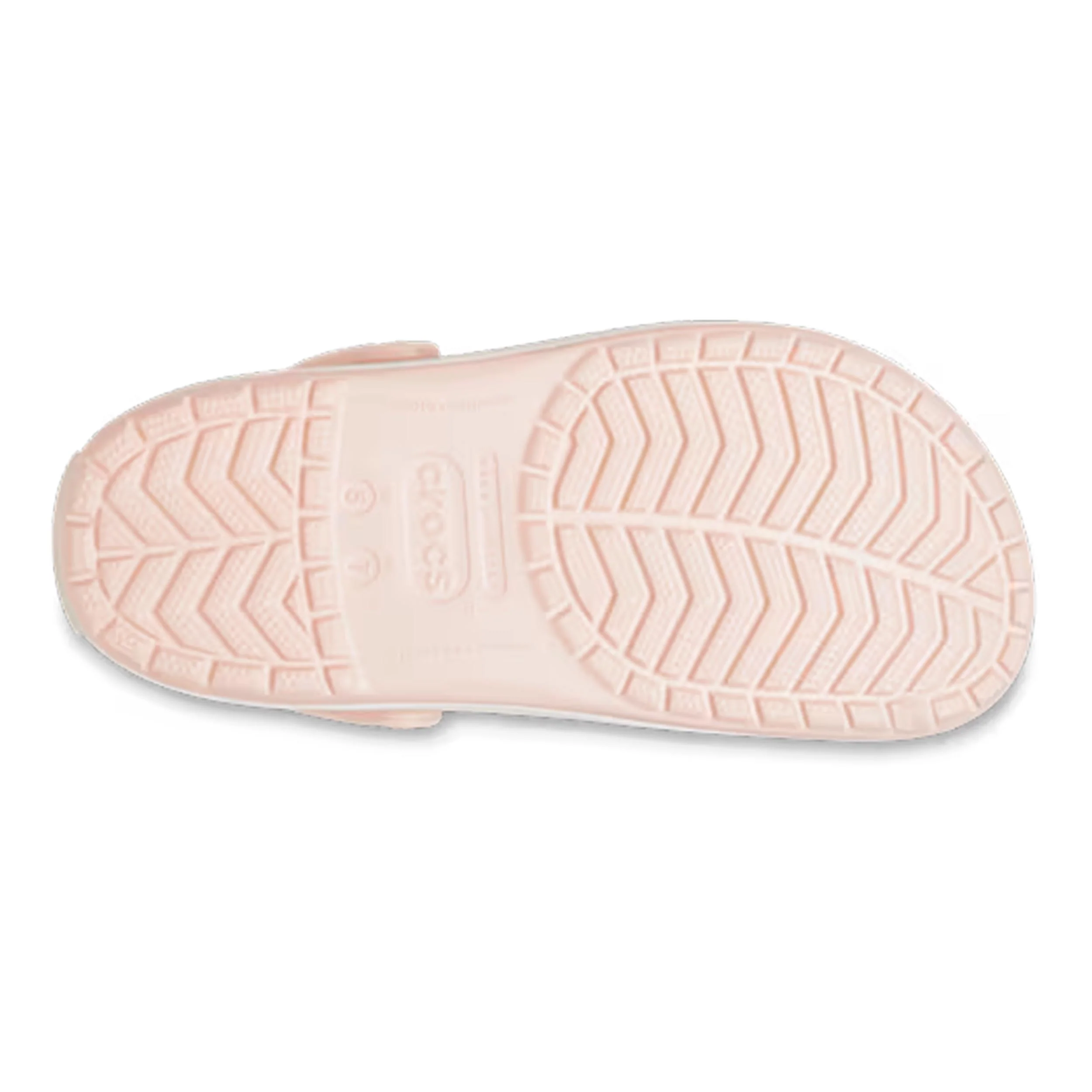 Crocband Clog Badtofflor Damer - rosa, vit - Image 3