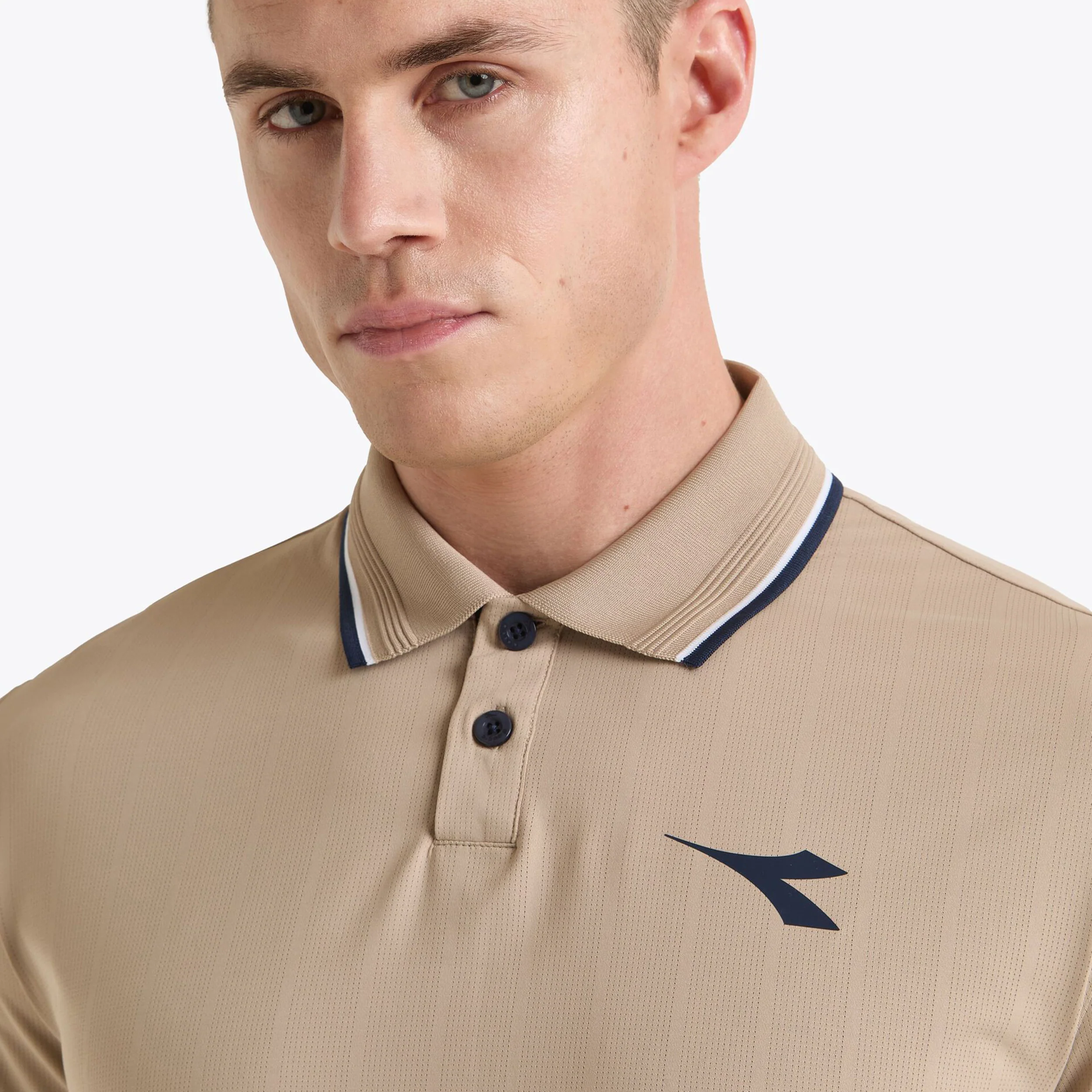 Icon Polo Herrar-Beige - Image 4
