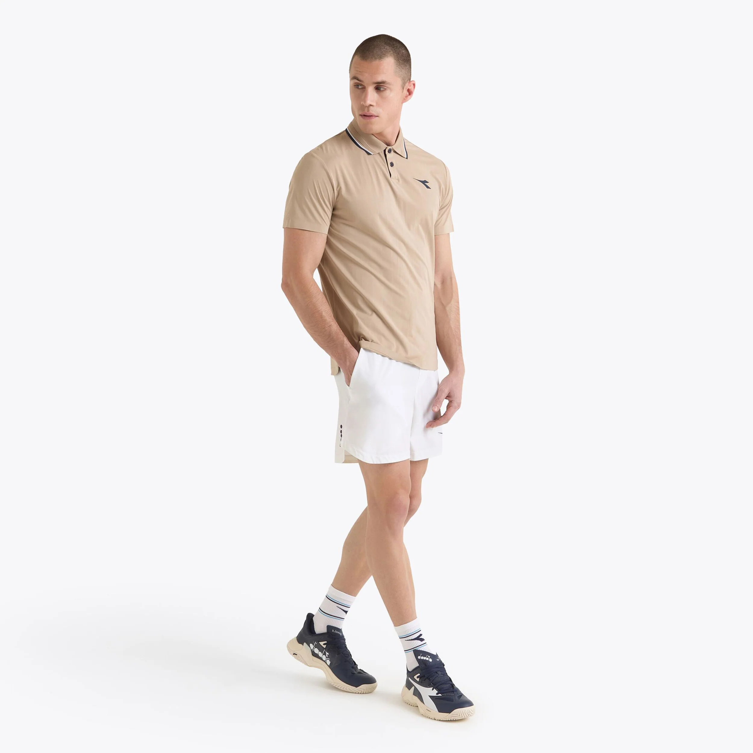 Icon Polo Herrar-Beige - Image 6