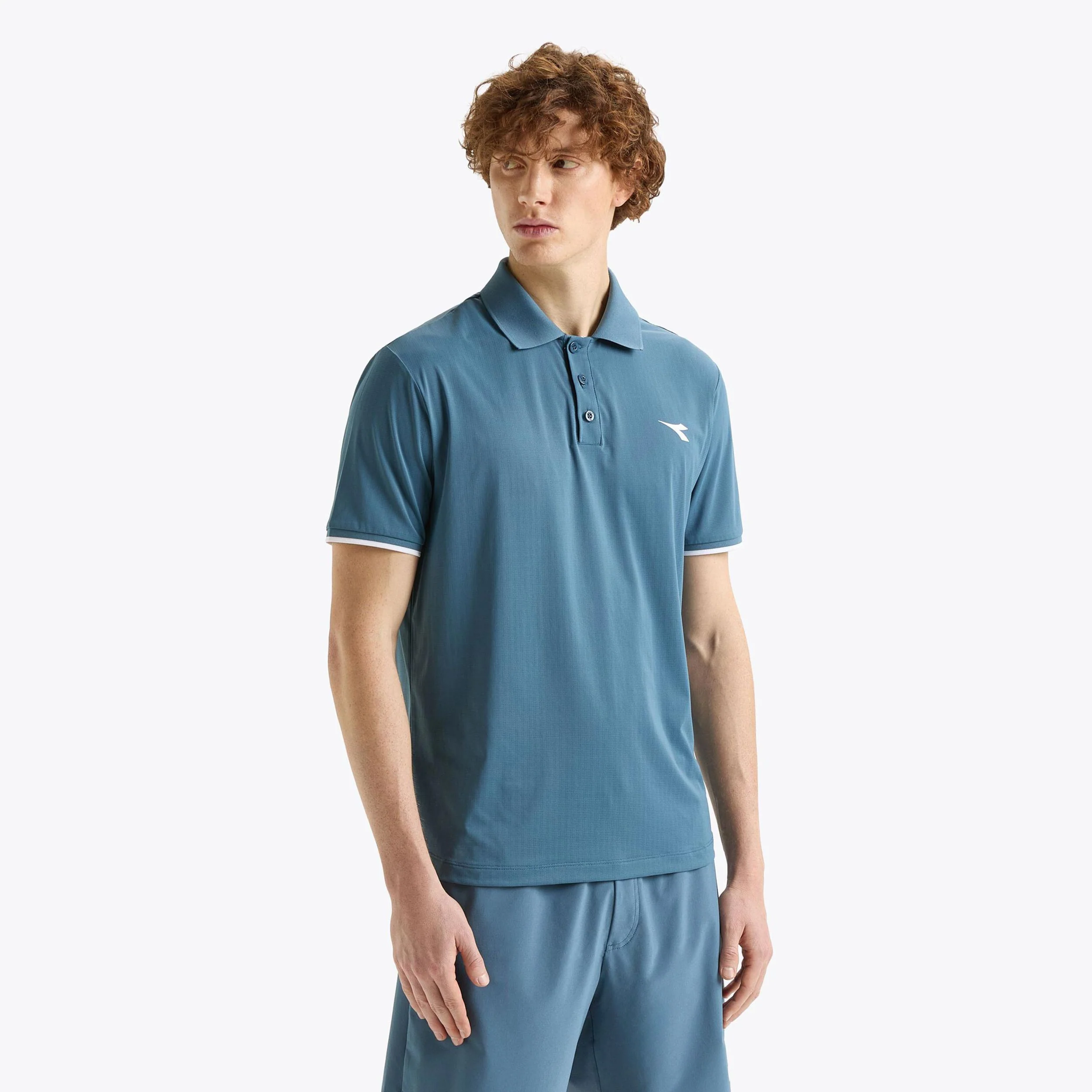 Icon Polo Herrar-Petrol - Image 6