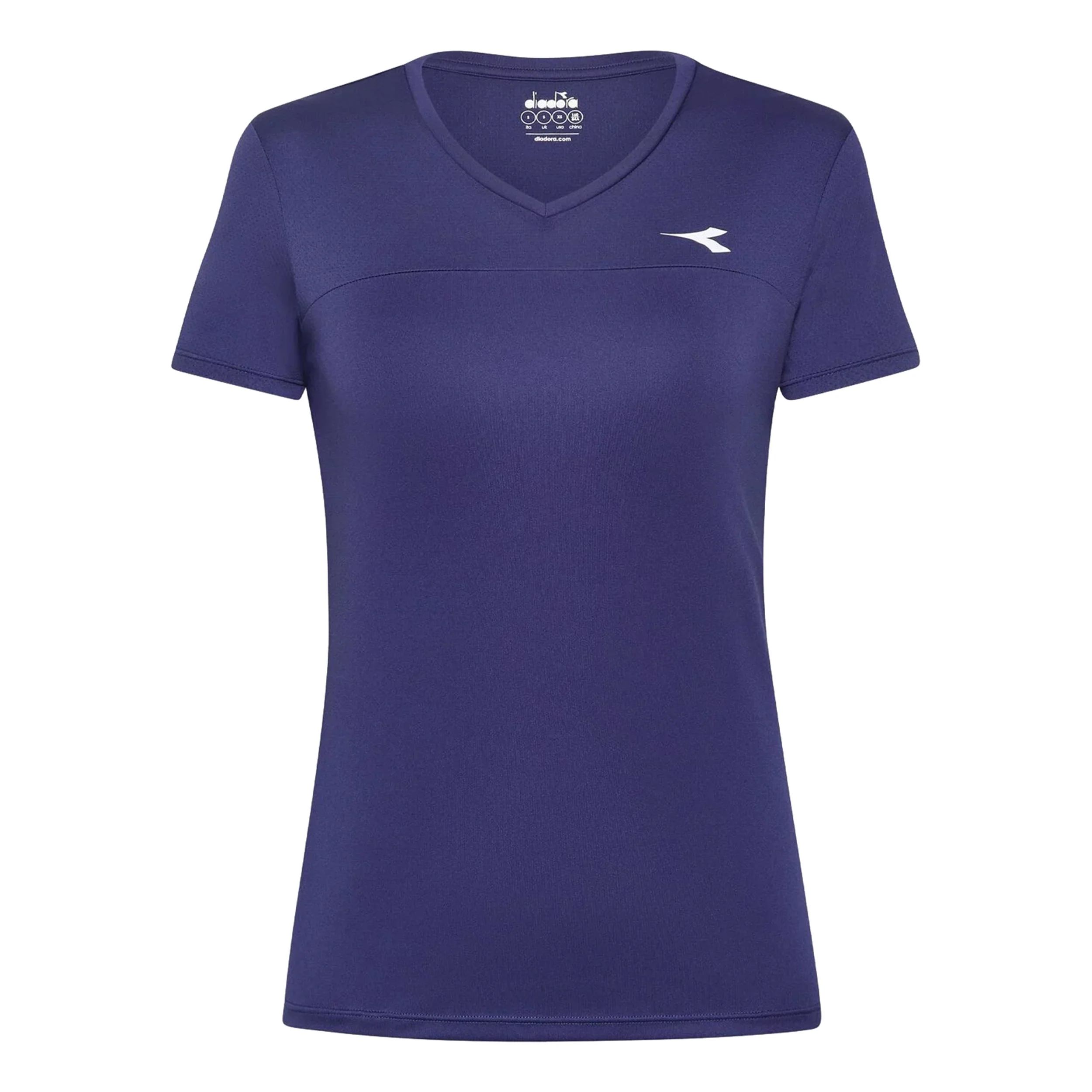 L. Short Sleeve T-shirt Damer-Blå